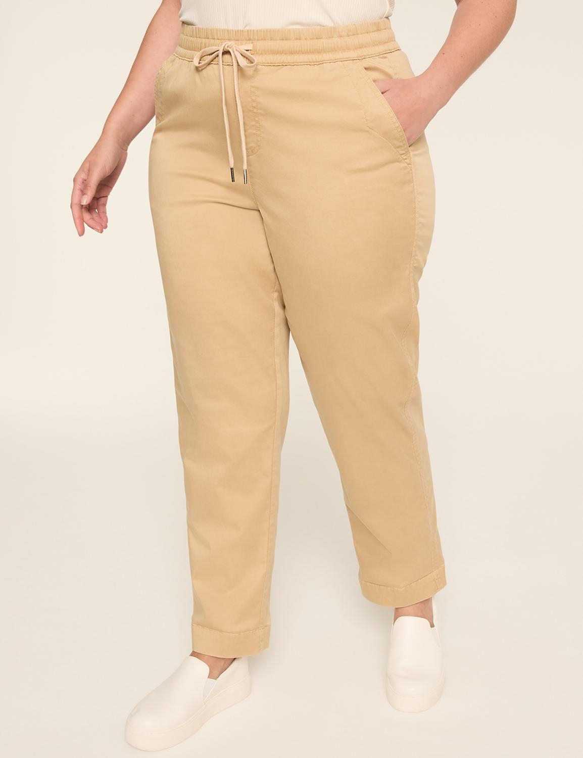 pull-on super-soft ankle chino pant