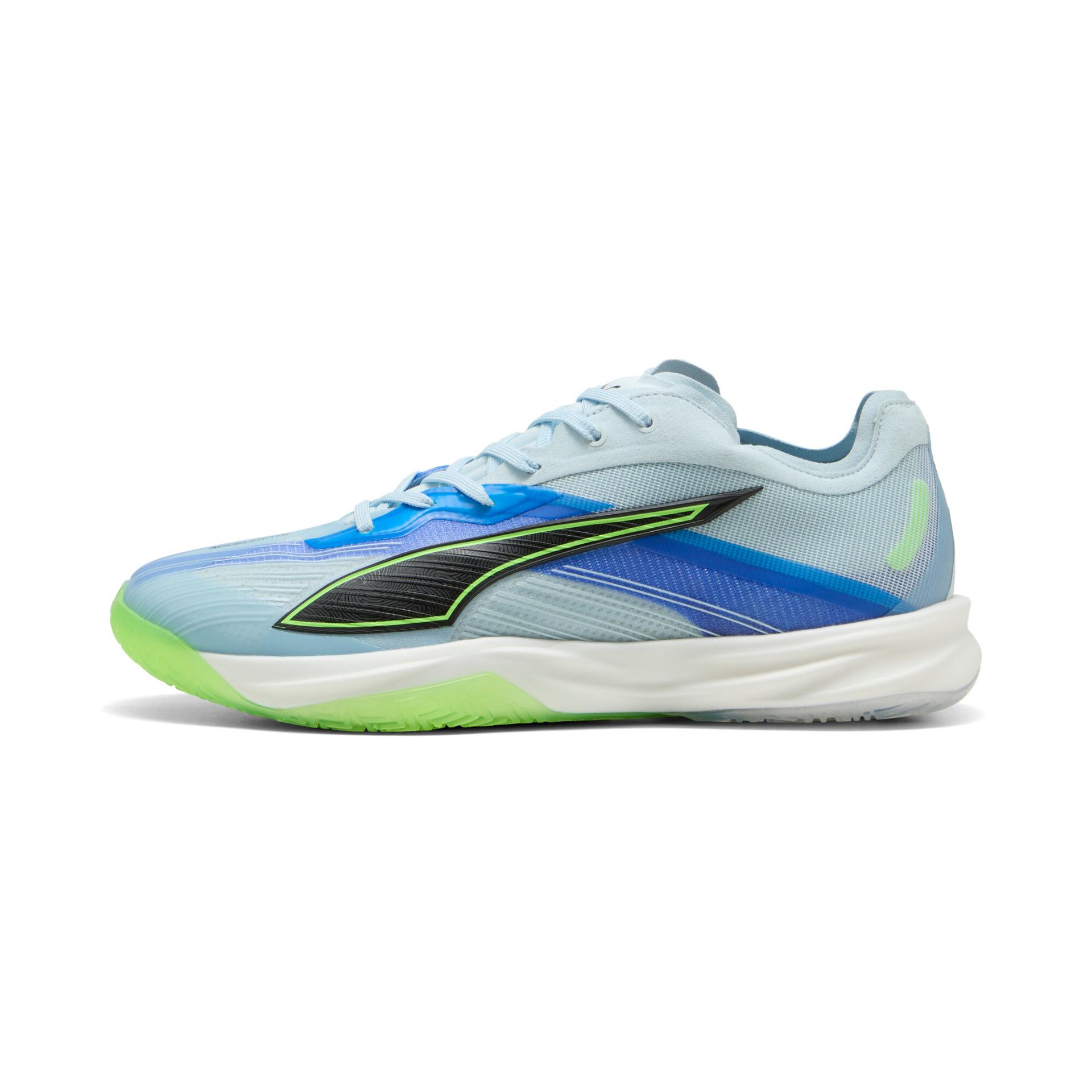 puma accelerate nitroâ¢ sqd 5 court shoes in blue, size 10