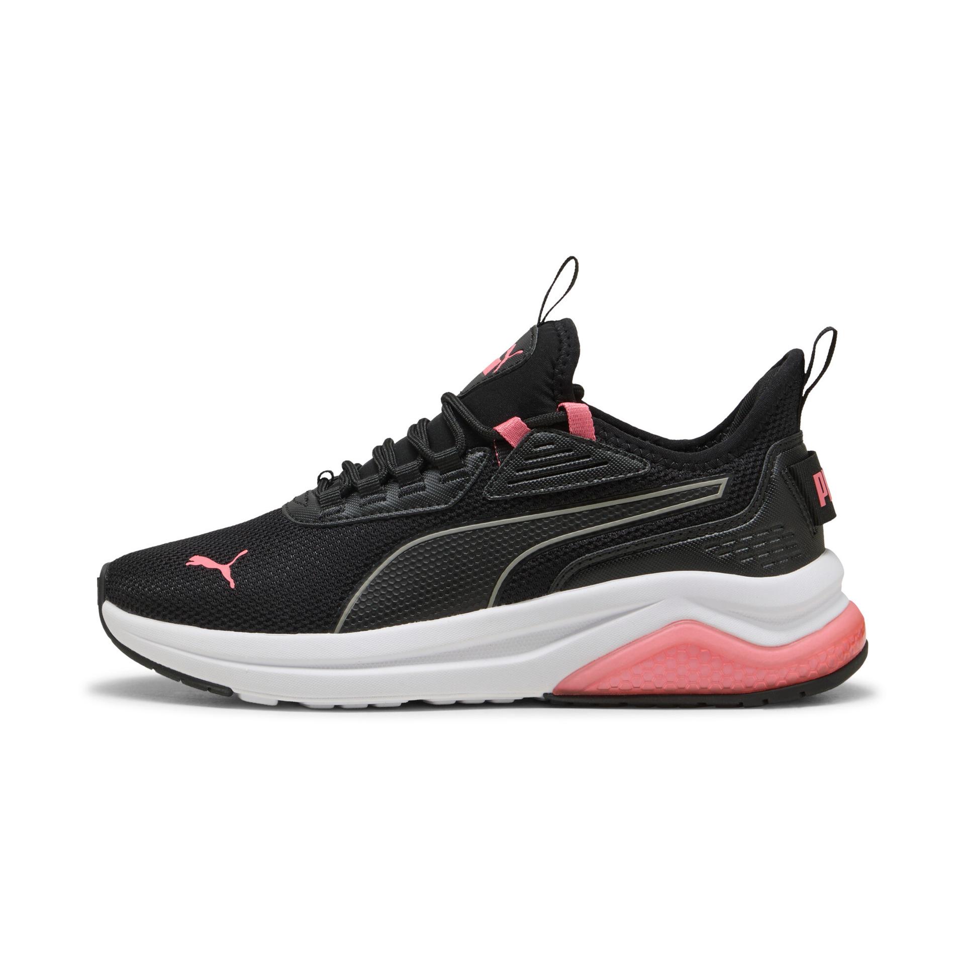 puma amplifier women's sneakers in black, size 9
