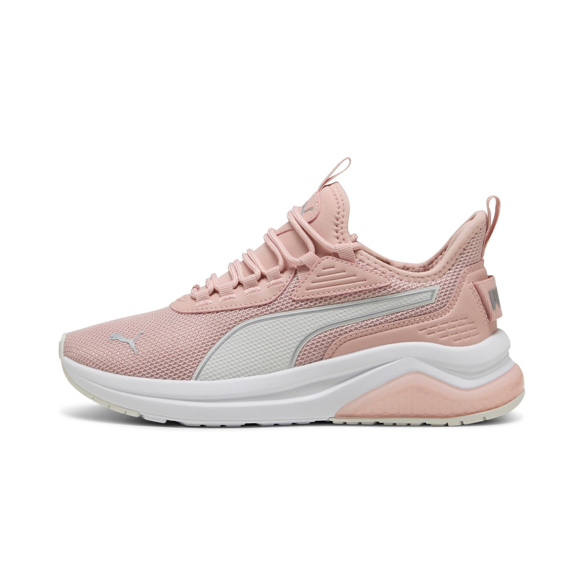 puma amplifier women's sneakers in pink, size 6