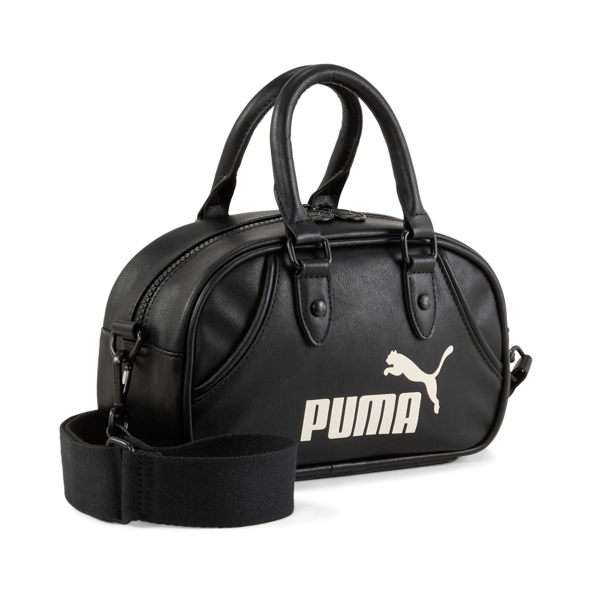 puma archive mini grip bag in black