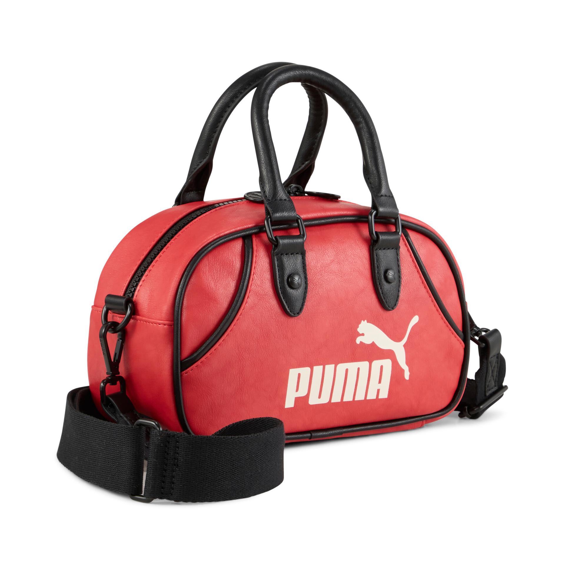 puma archive mini grip bag in red