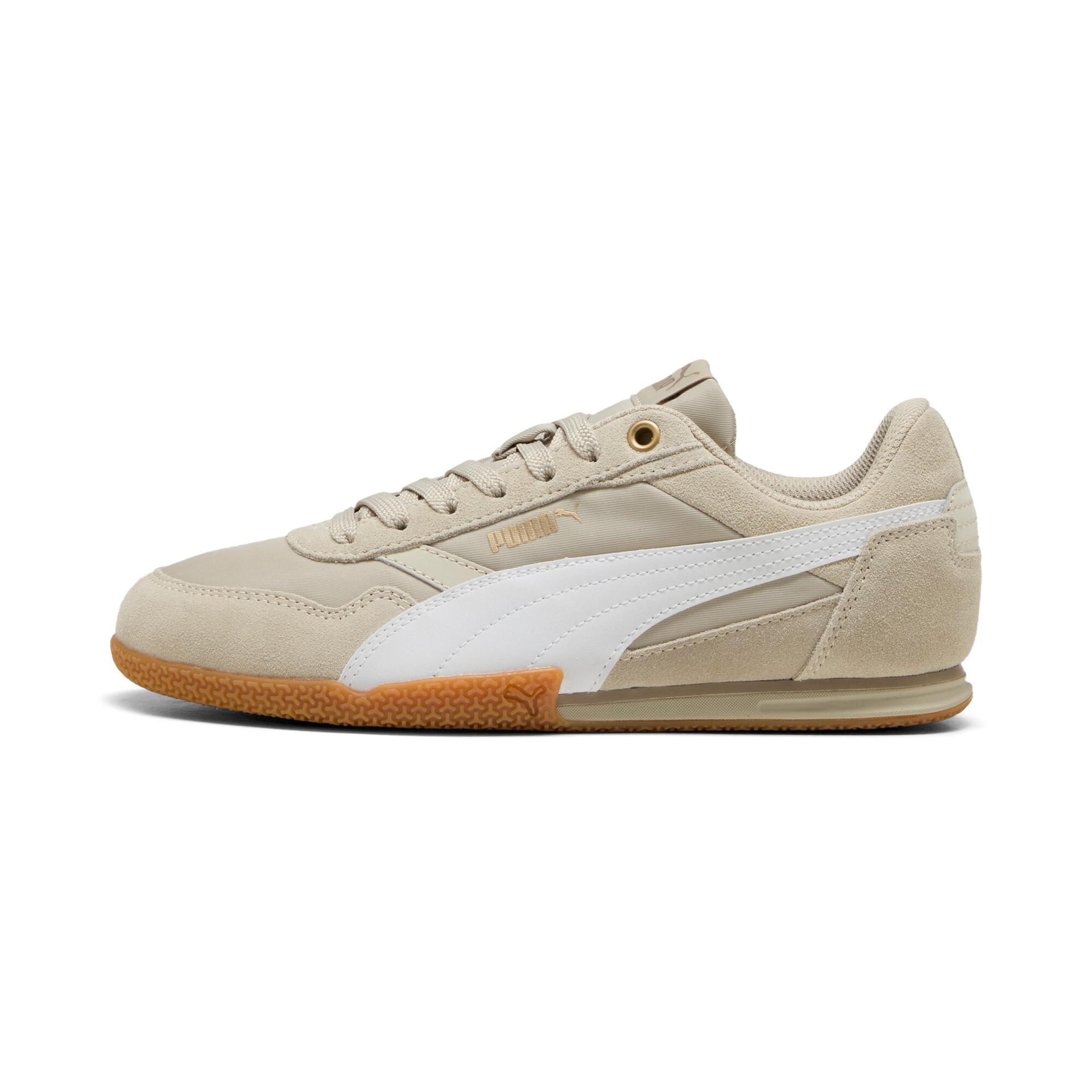 puma bella donna nylon women's sneakers in beige, size 10.5