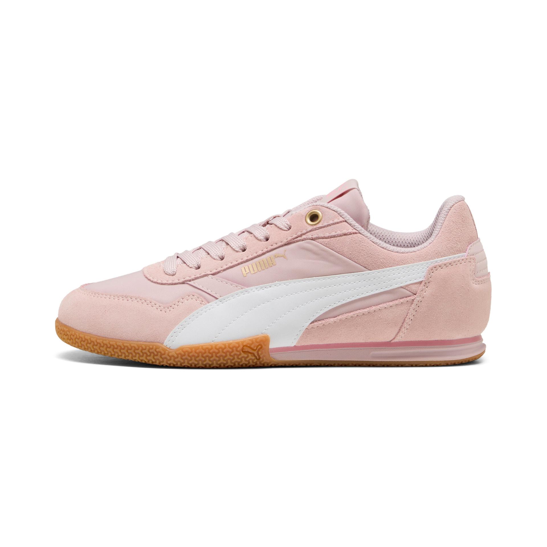 puma bella donna nylon women's sneakers in pink, size 7.5