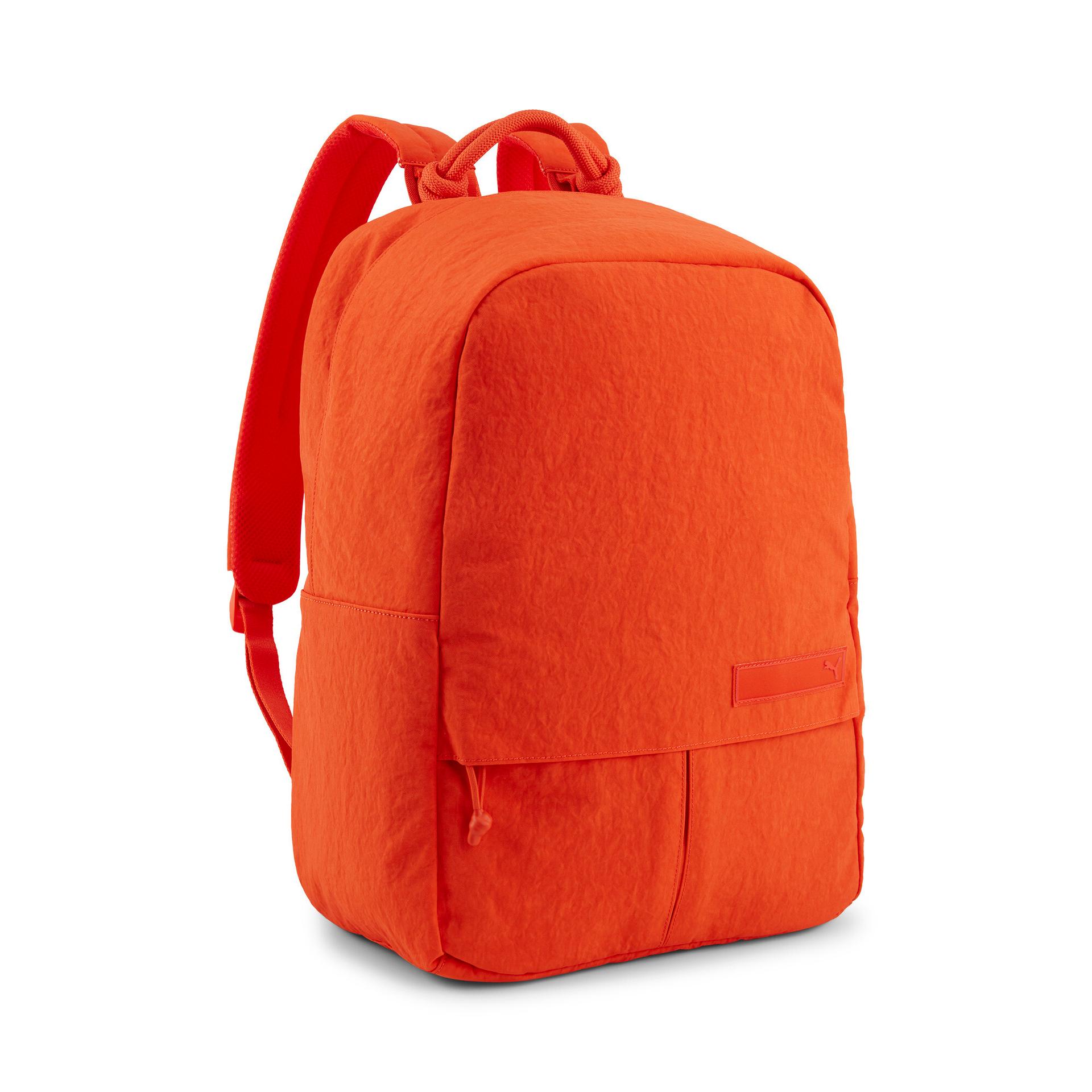 puma beyond labels backpack in red