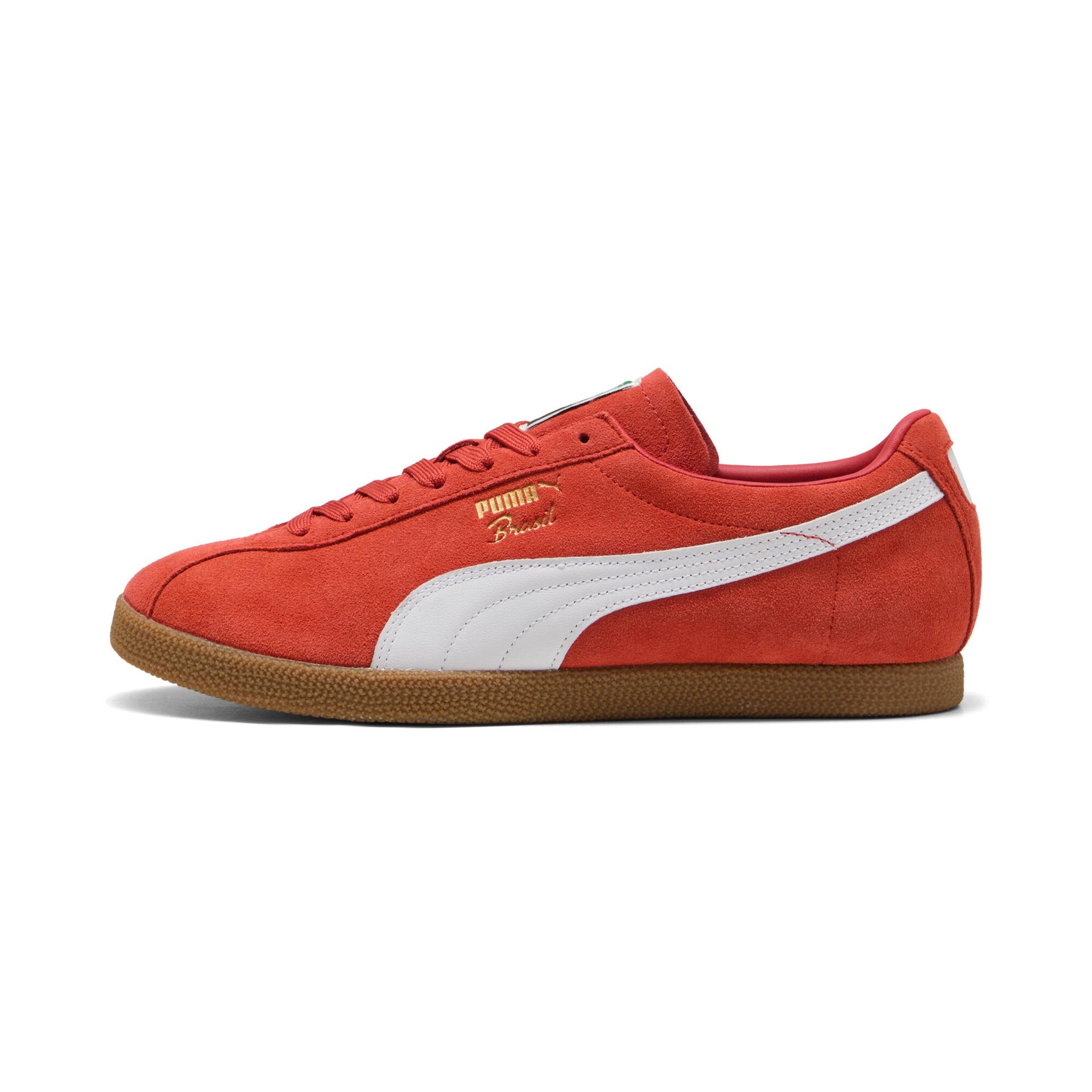 puma brasil sneakers in red, size 8