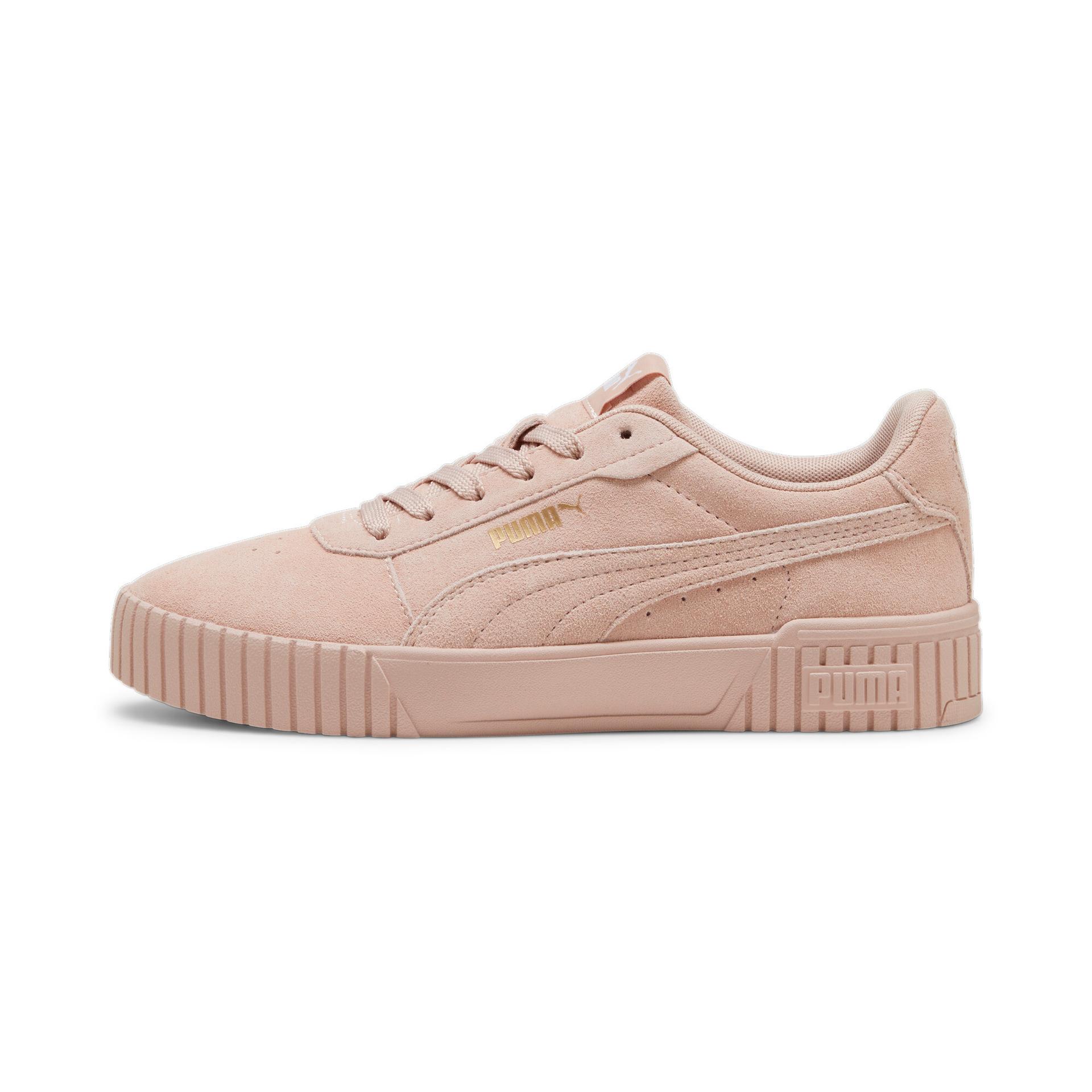puma carina 2.0 sd women's sneakers in pink, size 6.5