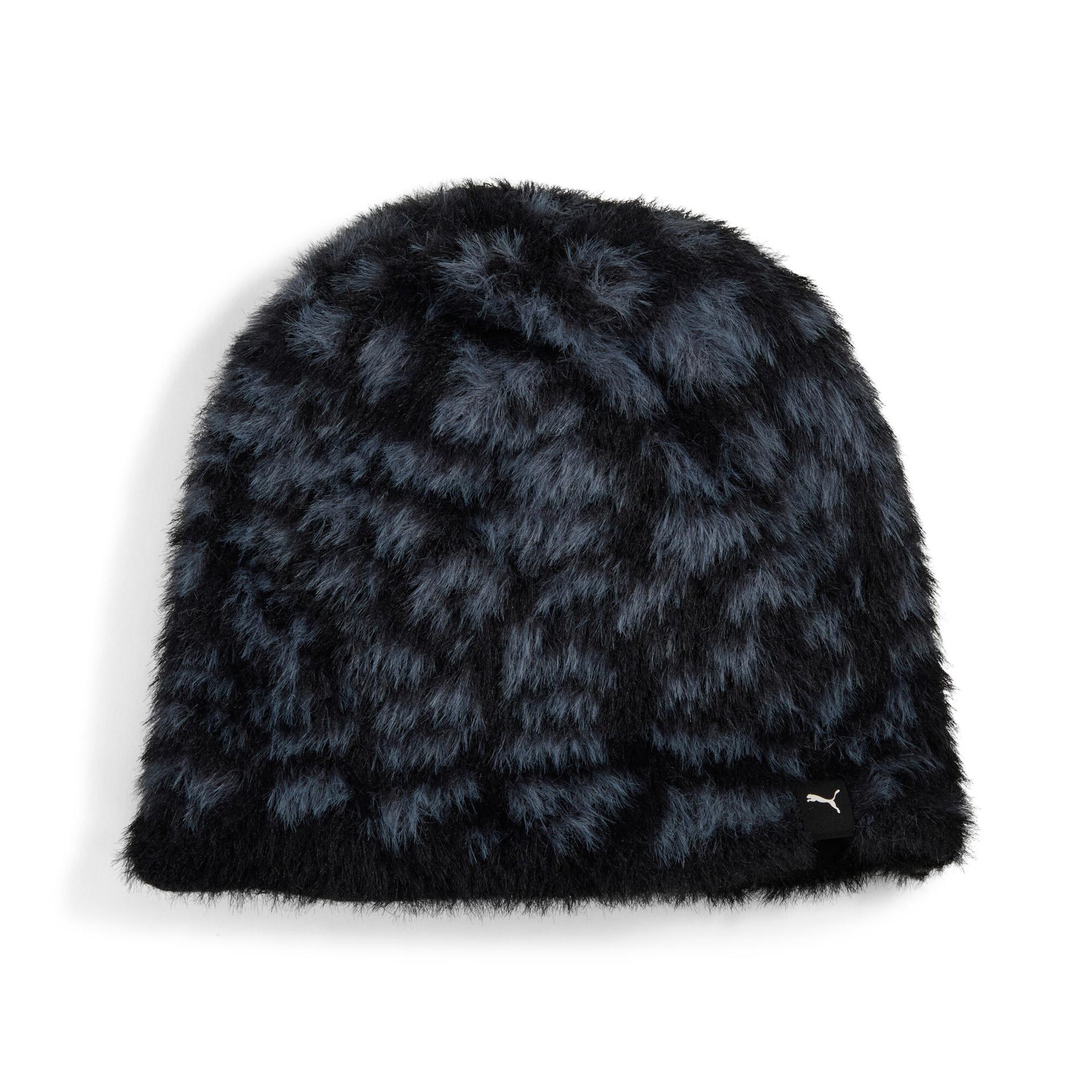 puma clrt skull beanie hat in blue