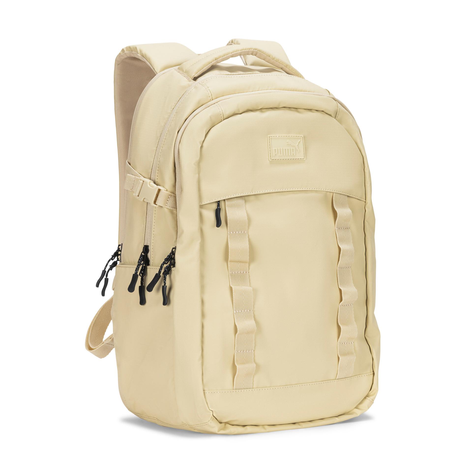 puma coated range backpack in beige
