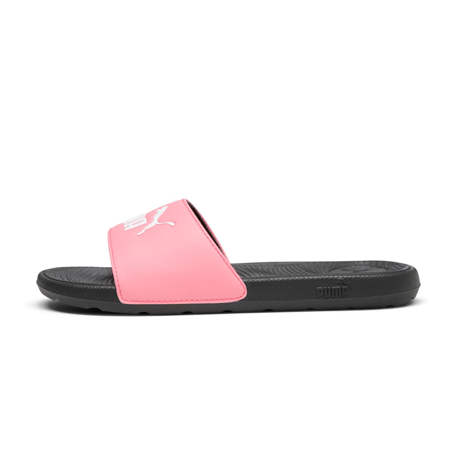 puma cool cat 2.0 women's slides in pink, size 6