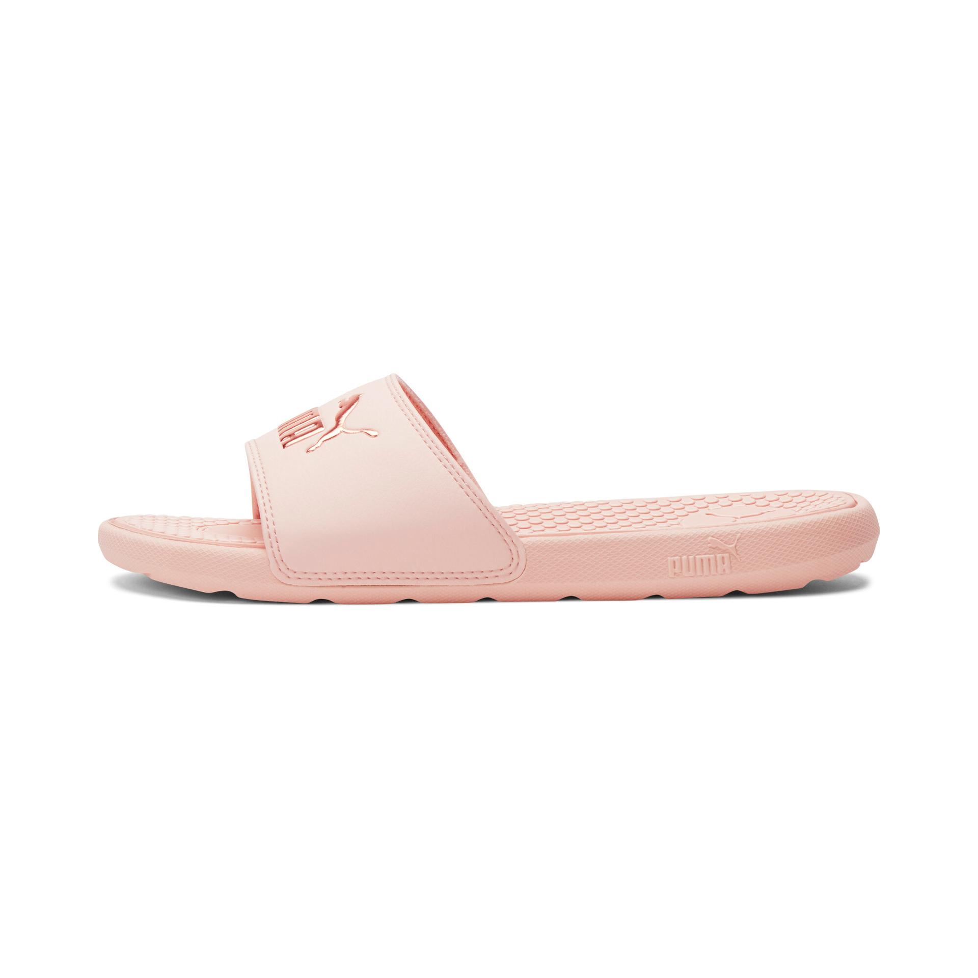 puma cool cat women's slides in pink, size 12