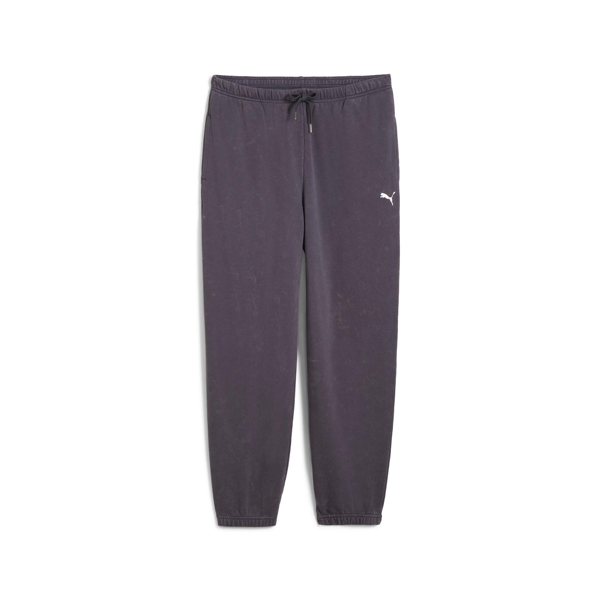 puma dare to relaxed washed pants women in grey, size xxl