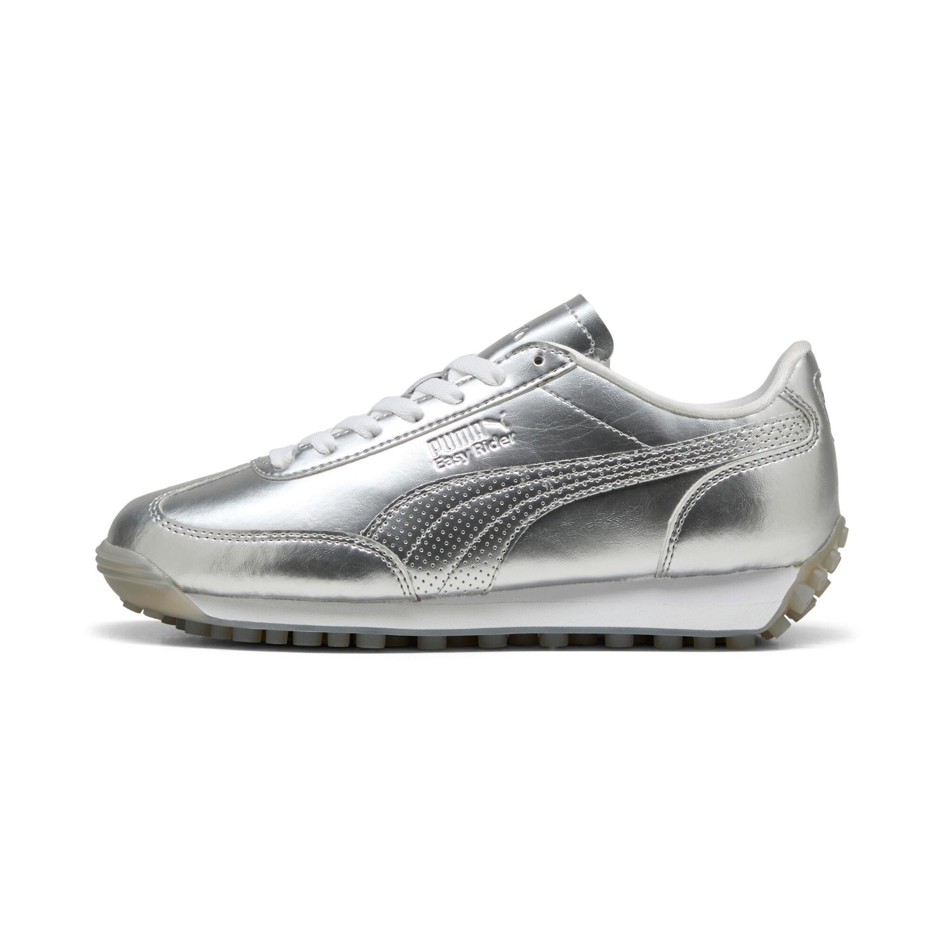 puma easy rider astro escape women's sneakers in metallic, size 5.5