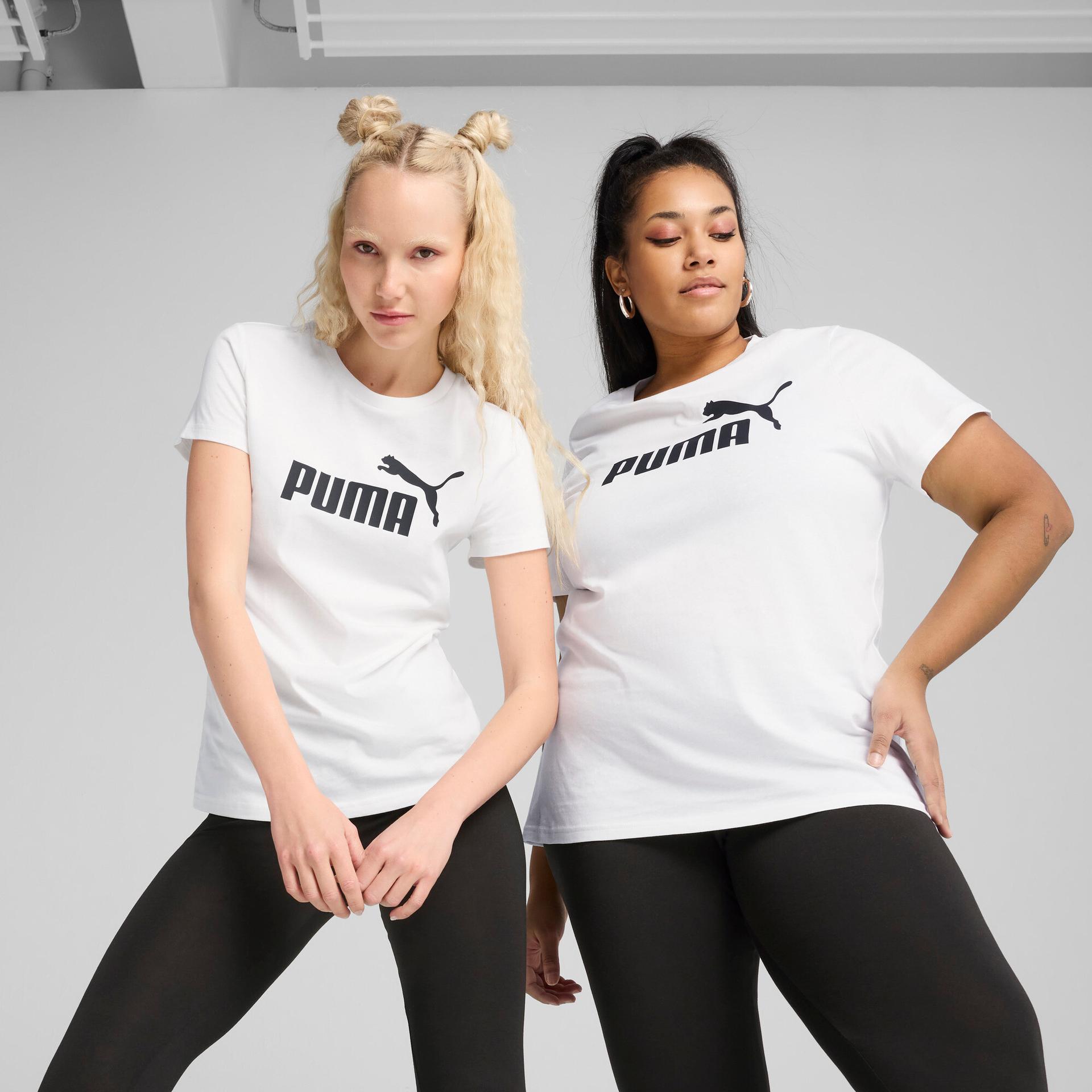 puma essentials women's t-shirt in white, size xxs