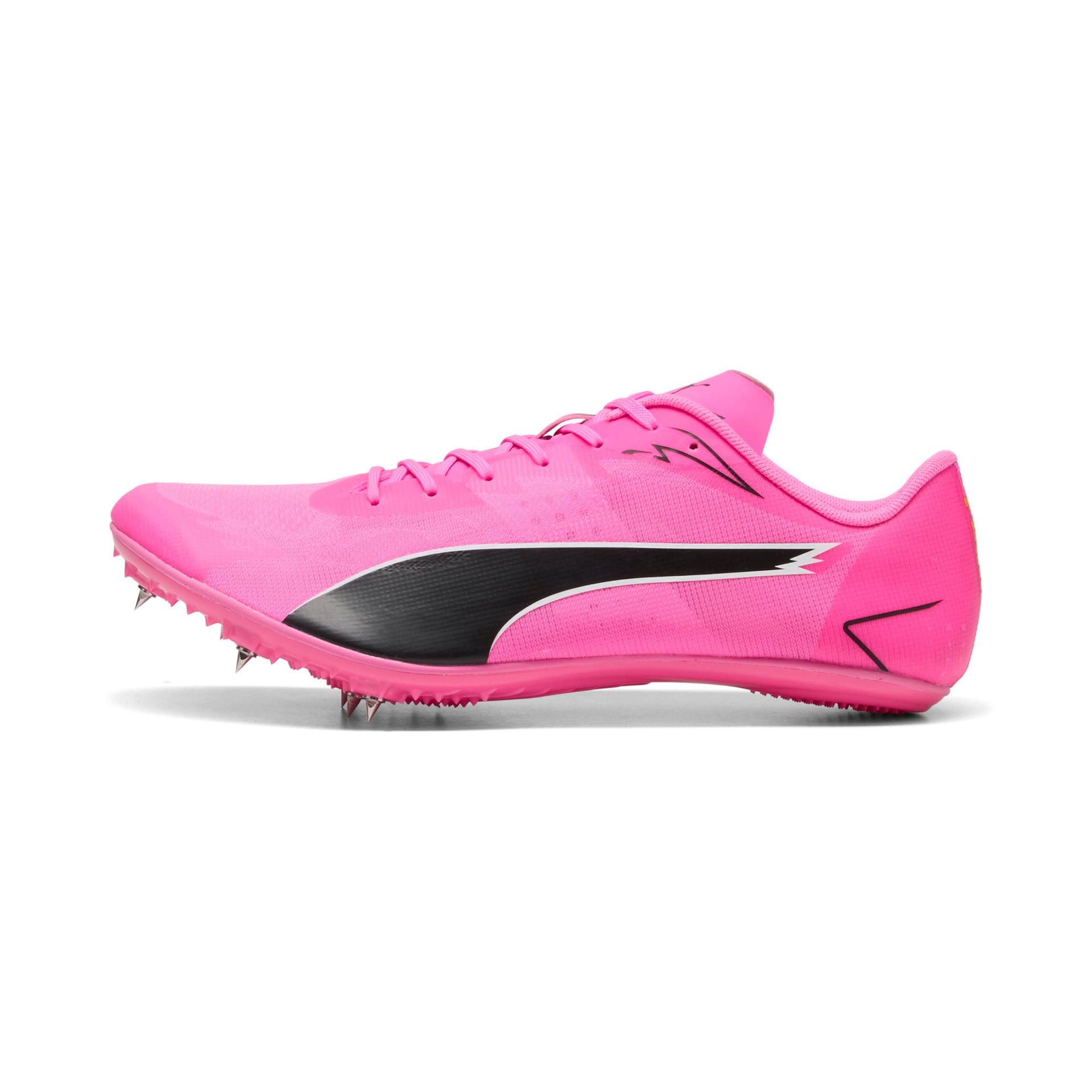 puma evospeed brush 7 track & field running shoes in pink, size 10.5