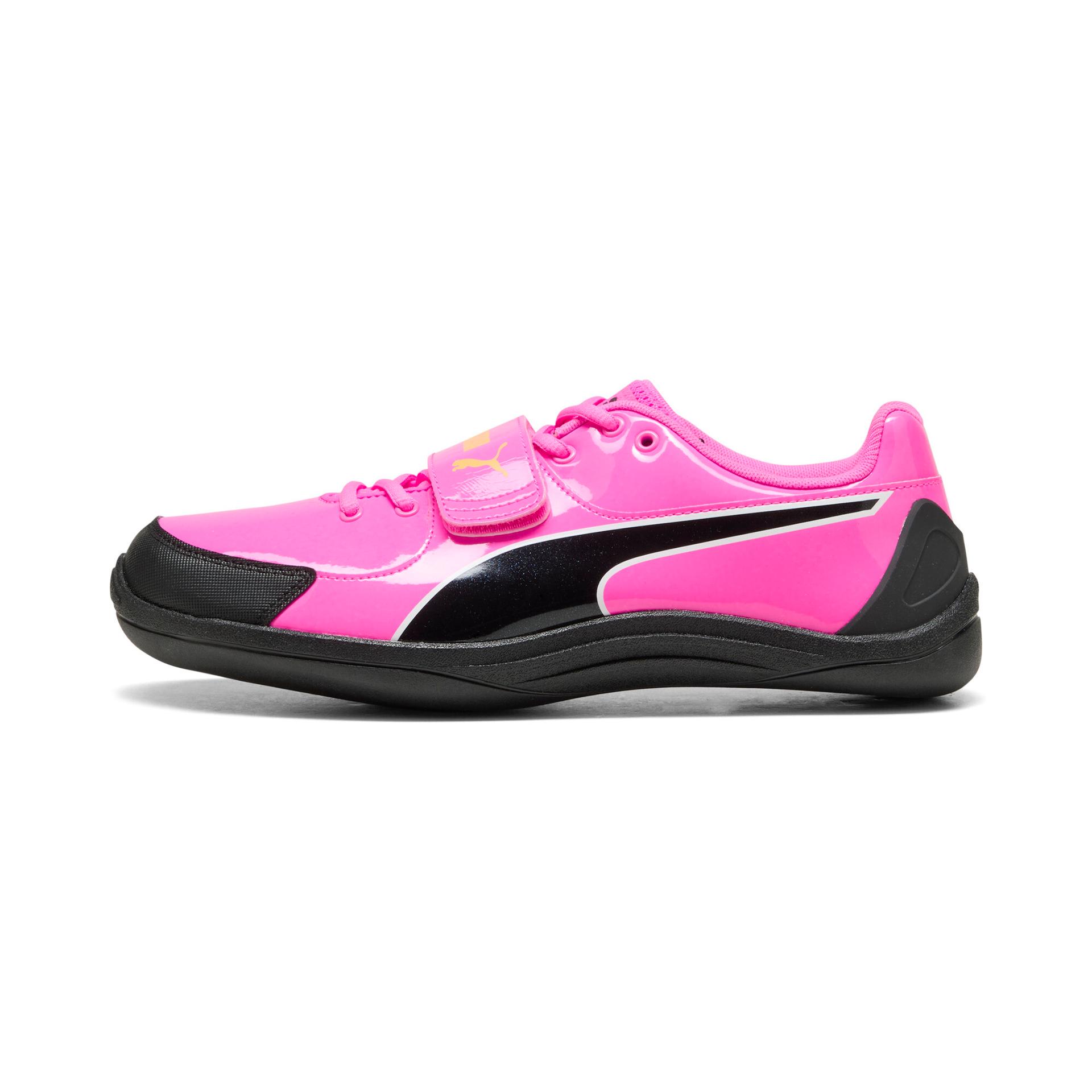 puma evospeed throw 10.5 track & field throwing shoes in pink, size 12