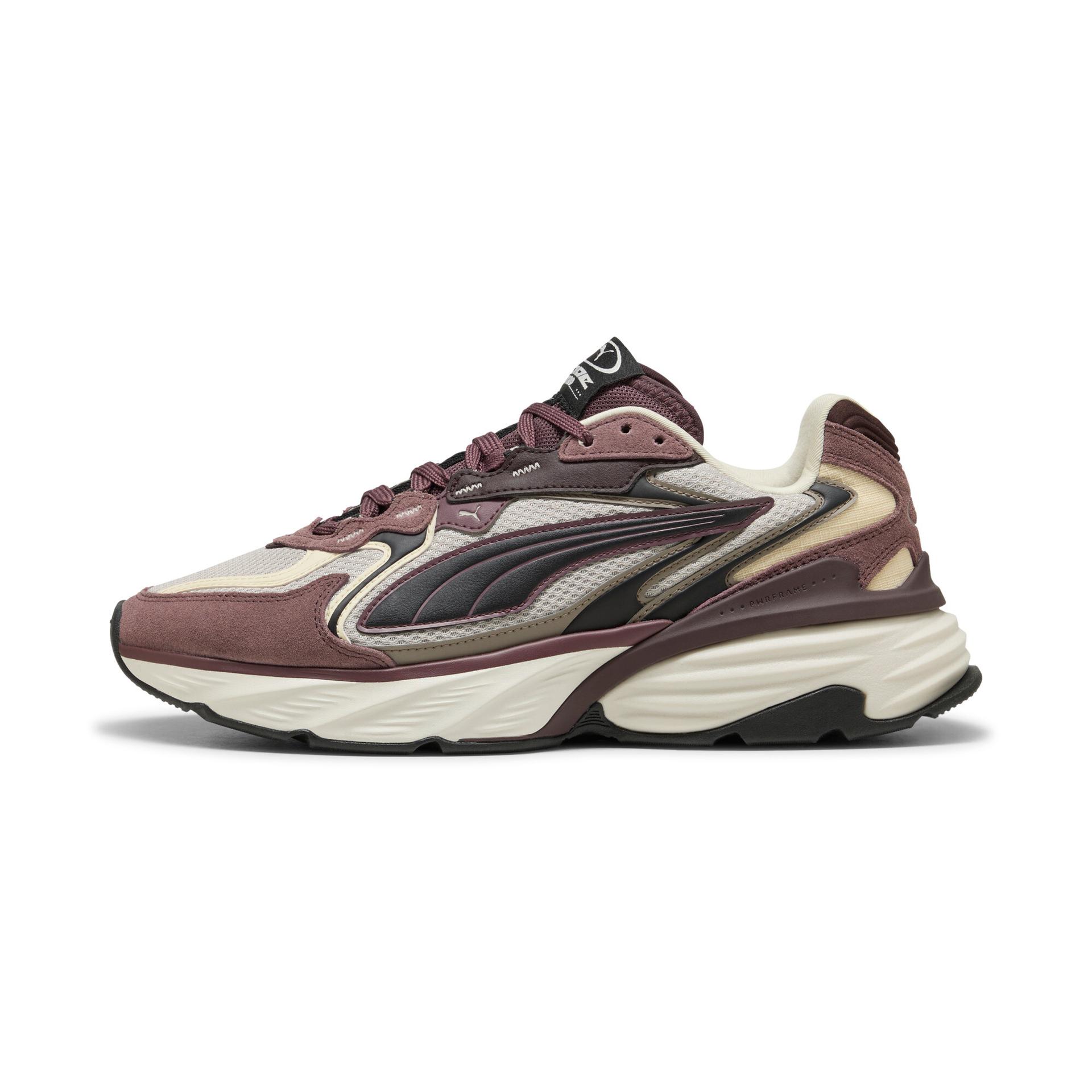 puma fade ls sneakers in beige, size 11.5