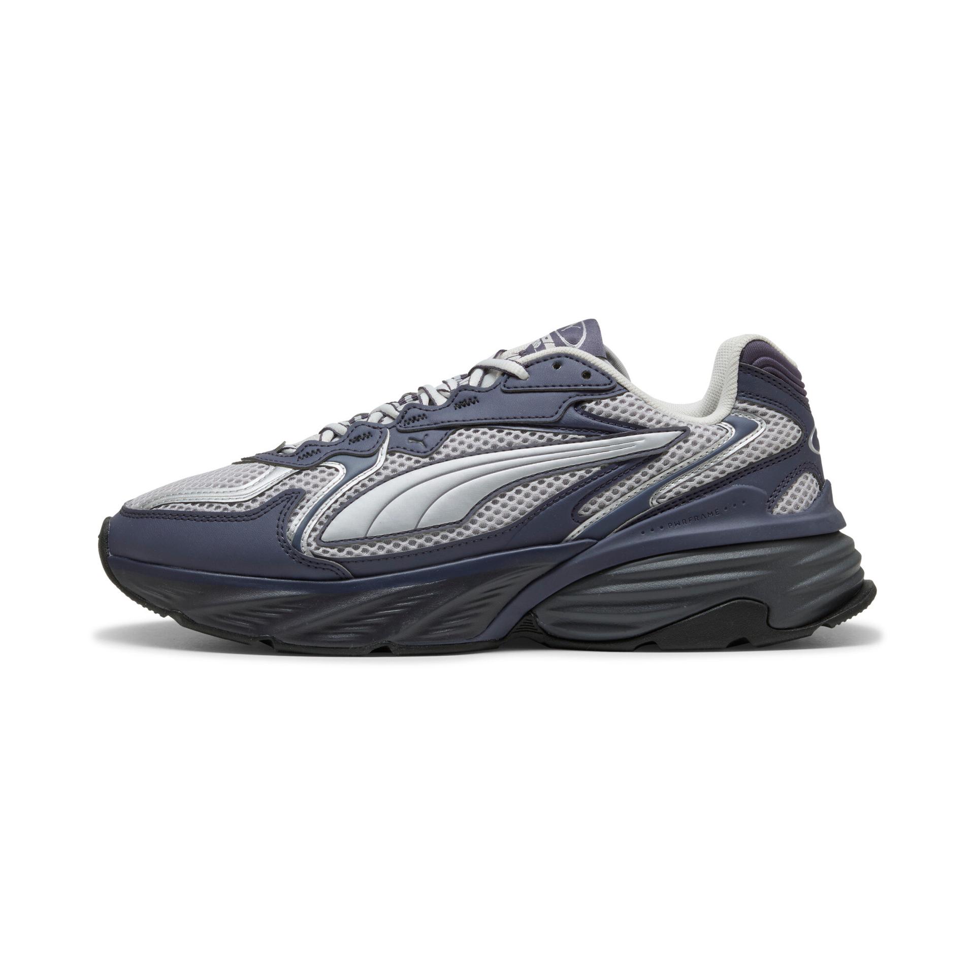 puma fade sneakers in grey, size 12