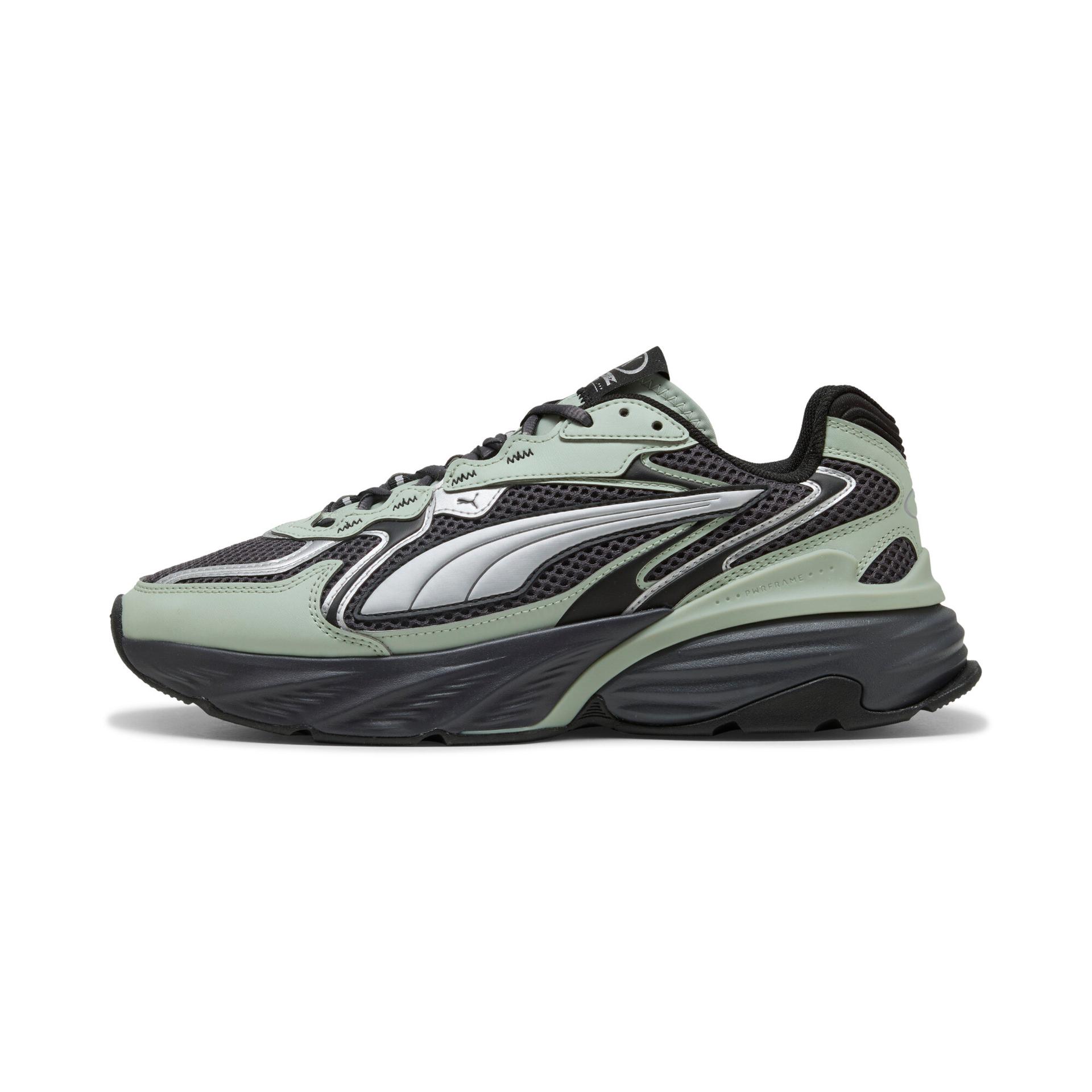 puma fade sneakers in grey, size 7.5