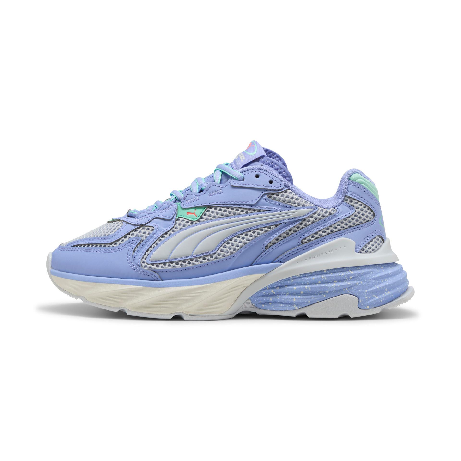 puma fade sneakers in purple, size 8.5