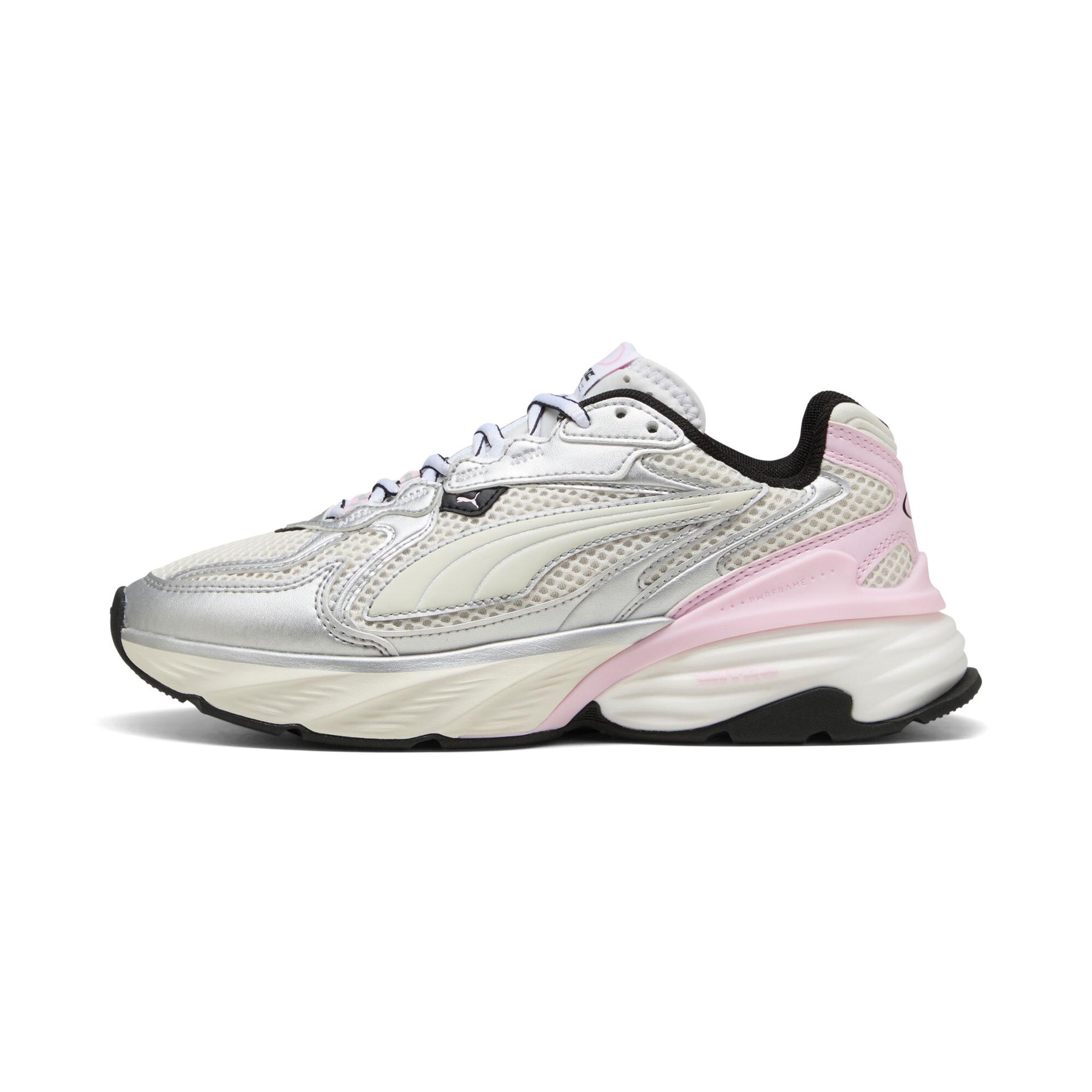 puma fade sneakers women in metallic, size 6