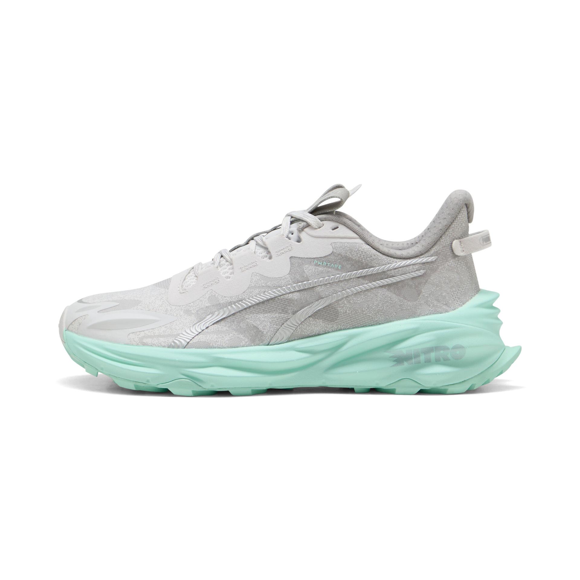 puma fast-trac nitroâ¢ 3 women's trail running shoes in grey, size 9.5