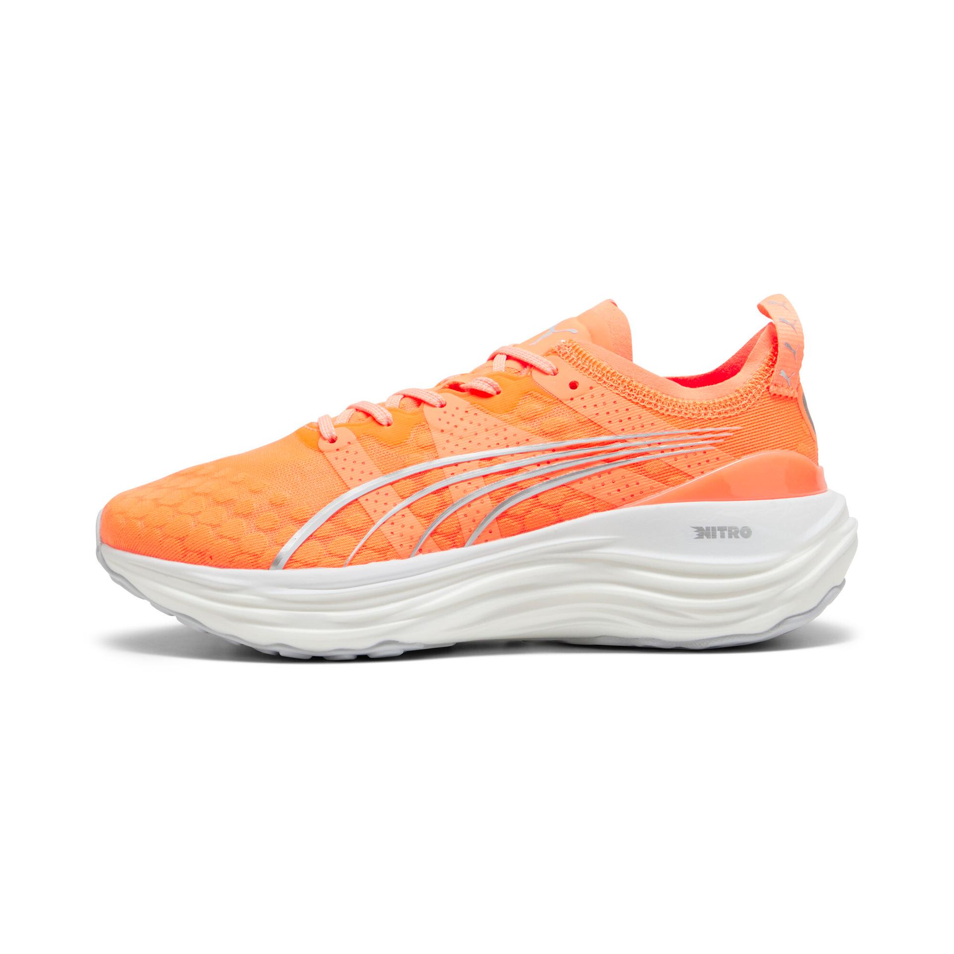 puma foreverrun nitroâ¢ women's running shoes in orange, size 10
