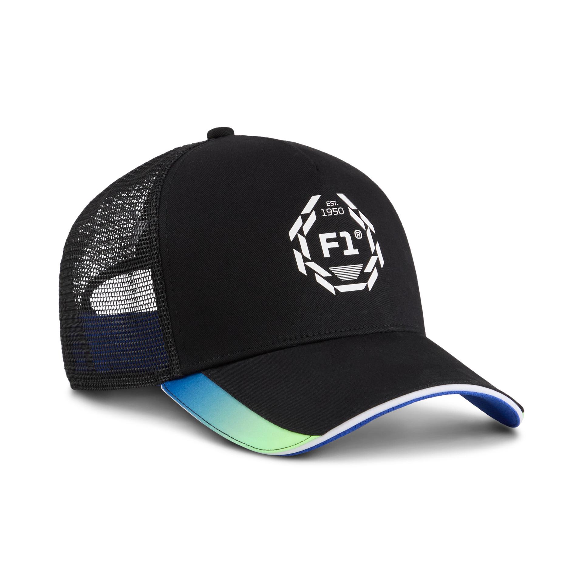puma formula 1â® racing trucker cap in black