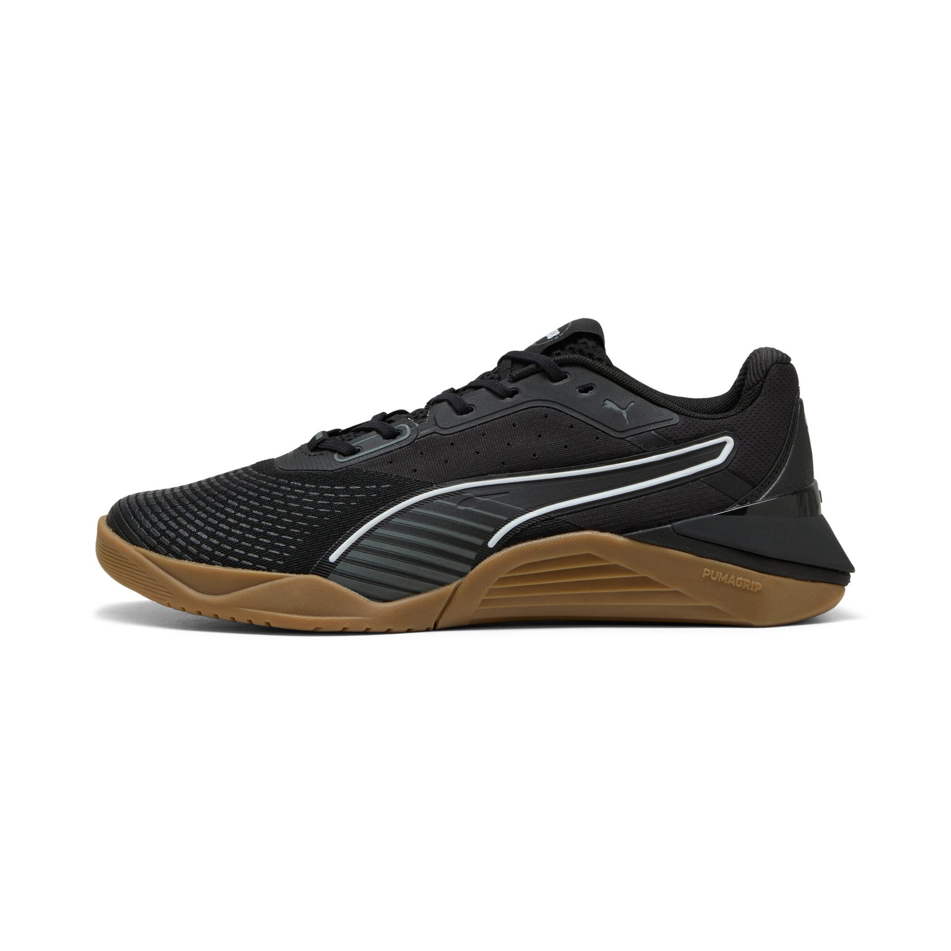puma fuse 4.0 training shoes in black, size 11