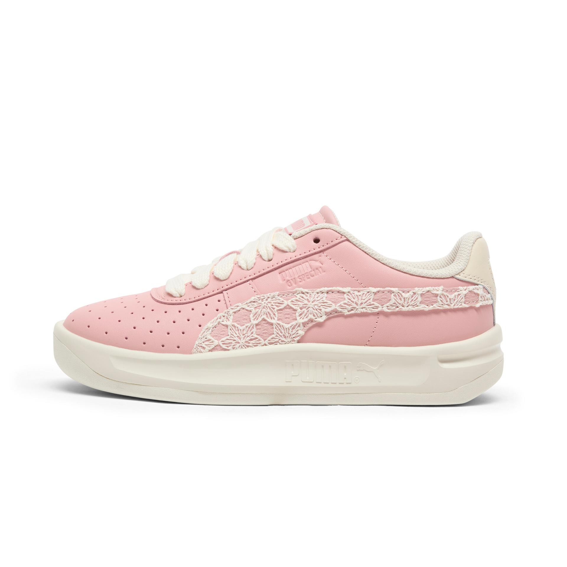 puma gv special bloom women's sneakers in pink, size 9.5