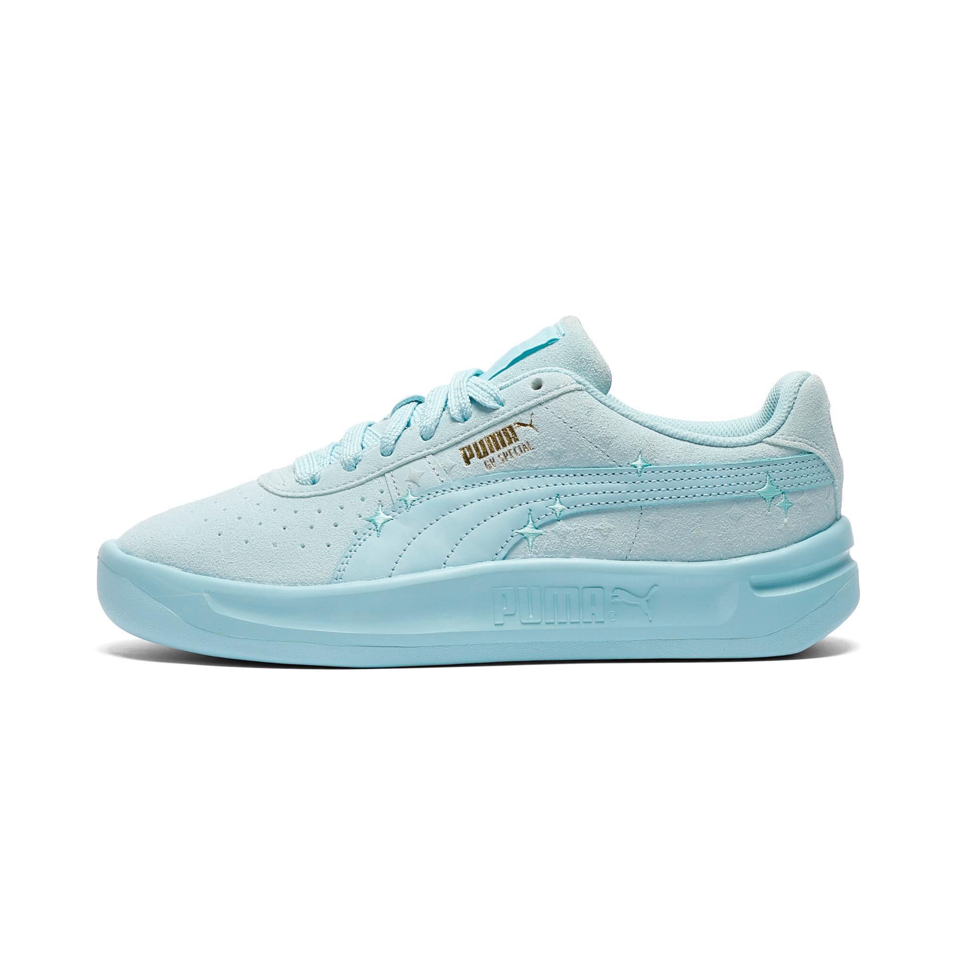 puma gv special stars women's sneakers in blue, size 8