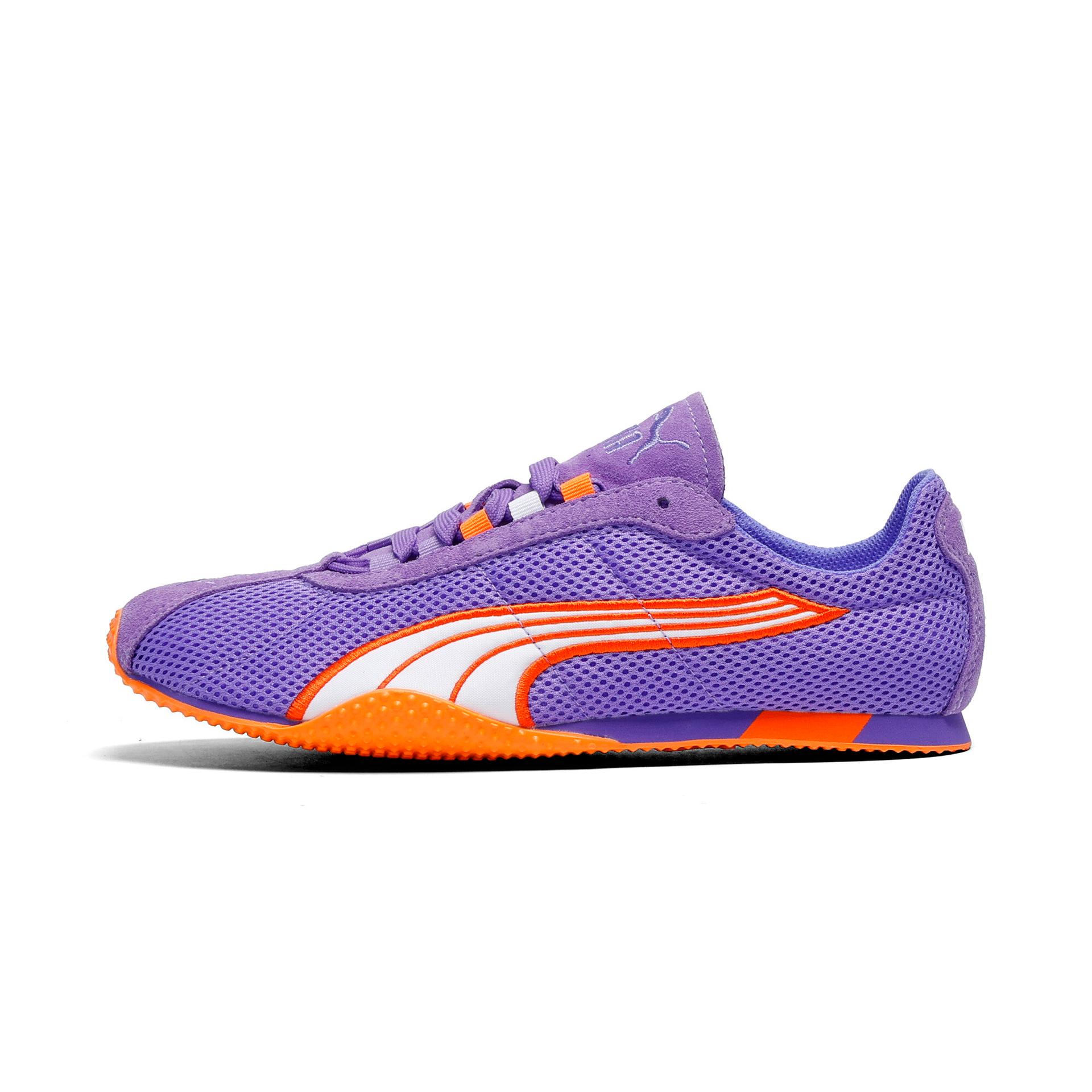 puma h-street track & field women's sneakers in purple, size 10
