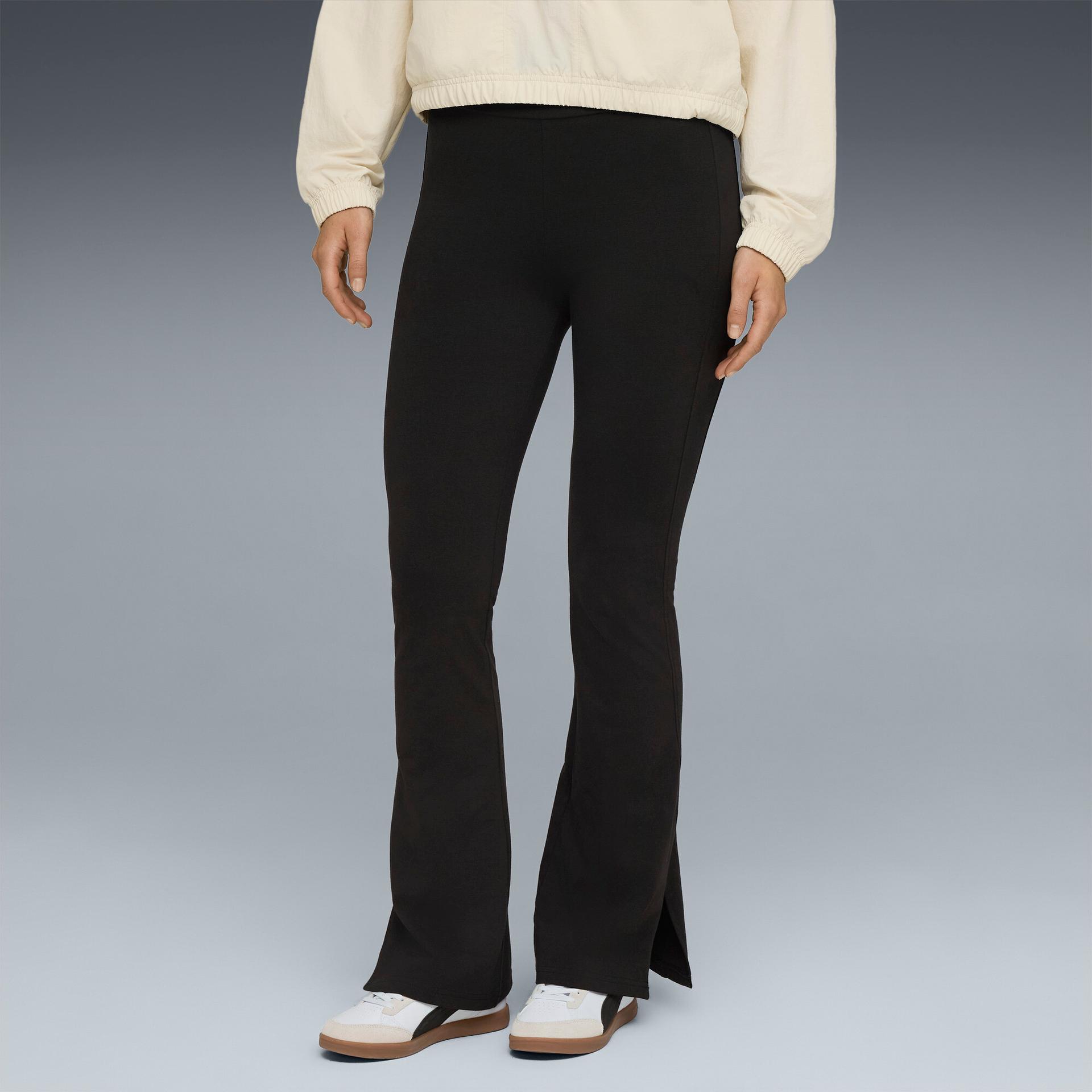 puma her women's high-waist leggings in black, size l