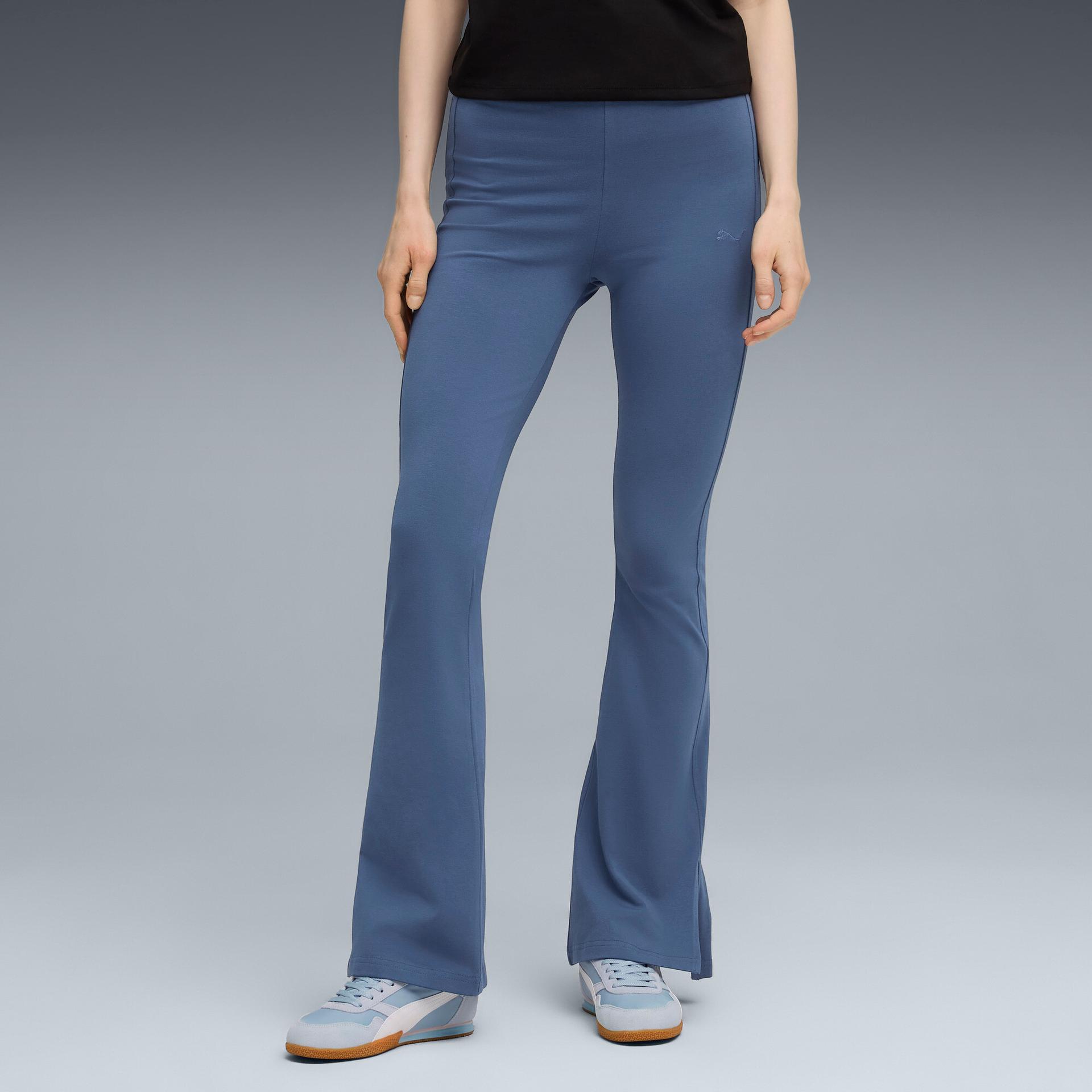 puma her women's high-waist leggings in blue, size m