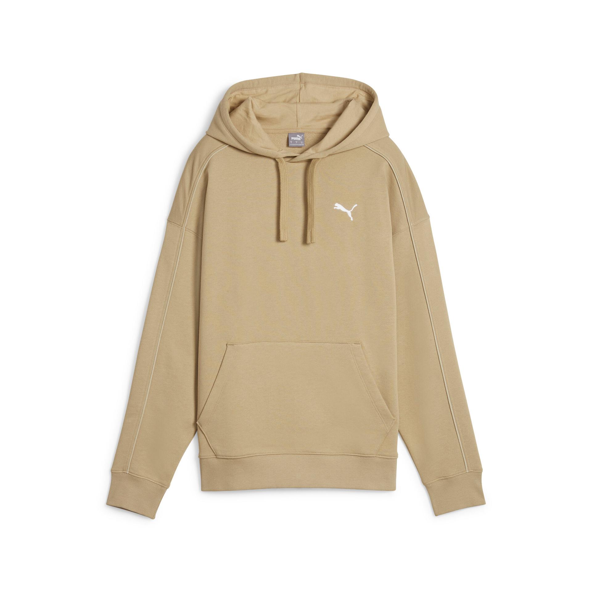 puma her women's hoodie in beige, size xs