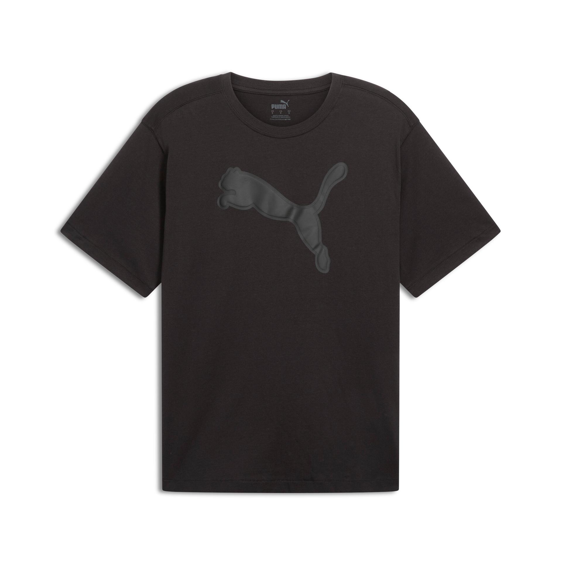 puma her women's t-shirt in black, size xxl