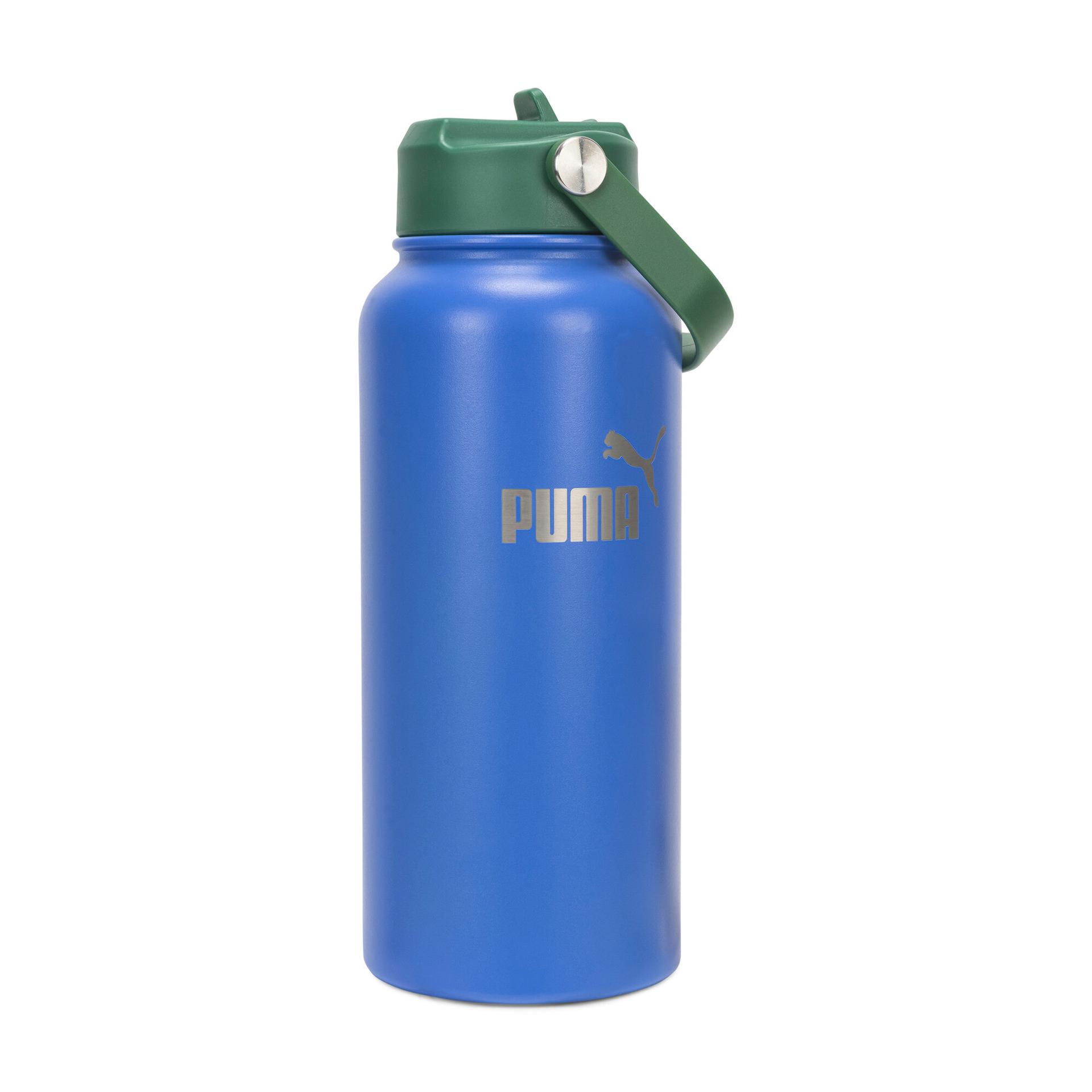 puma honor flip top 32 ounce water bottle in blue