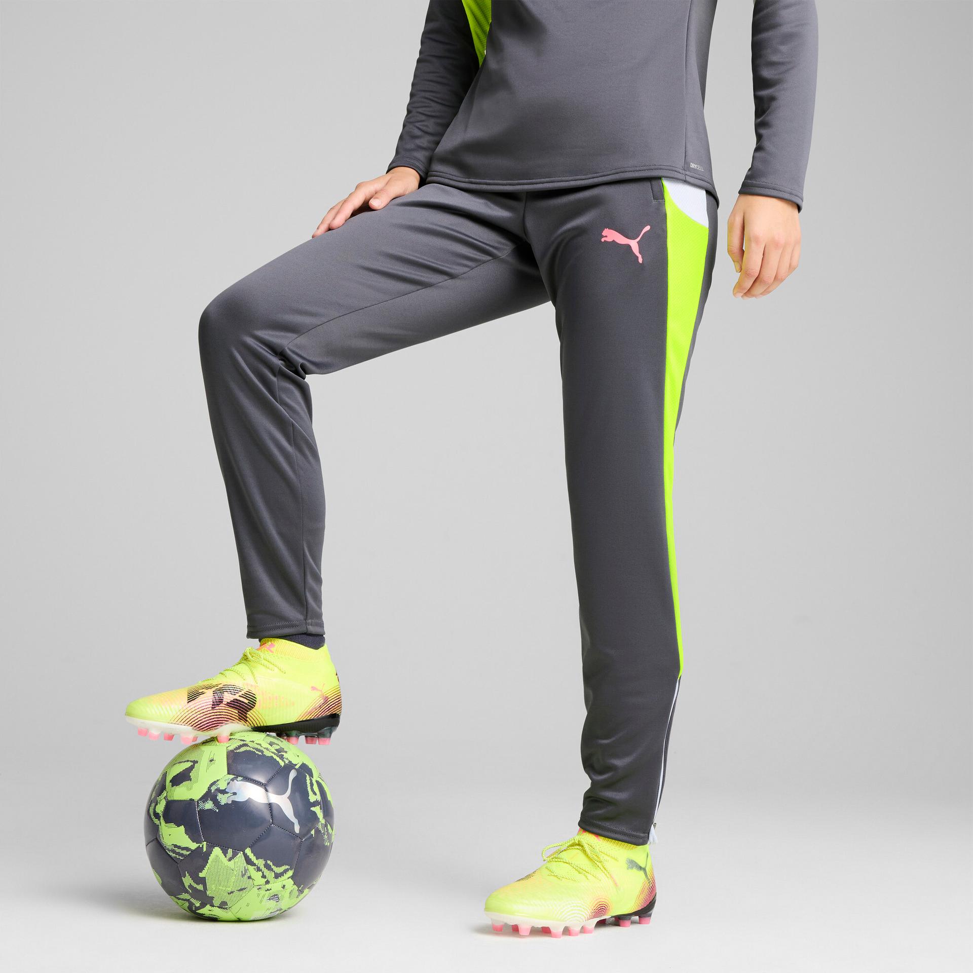 puma individualblaze women's soccer pants in grey, size xxl