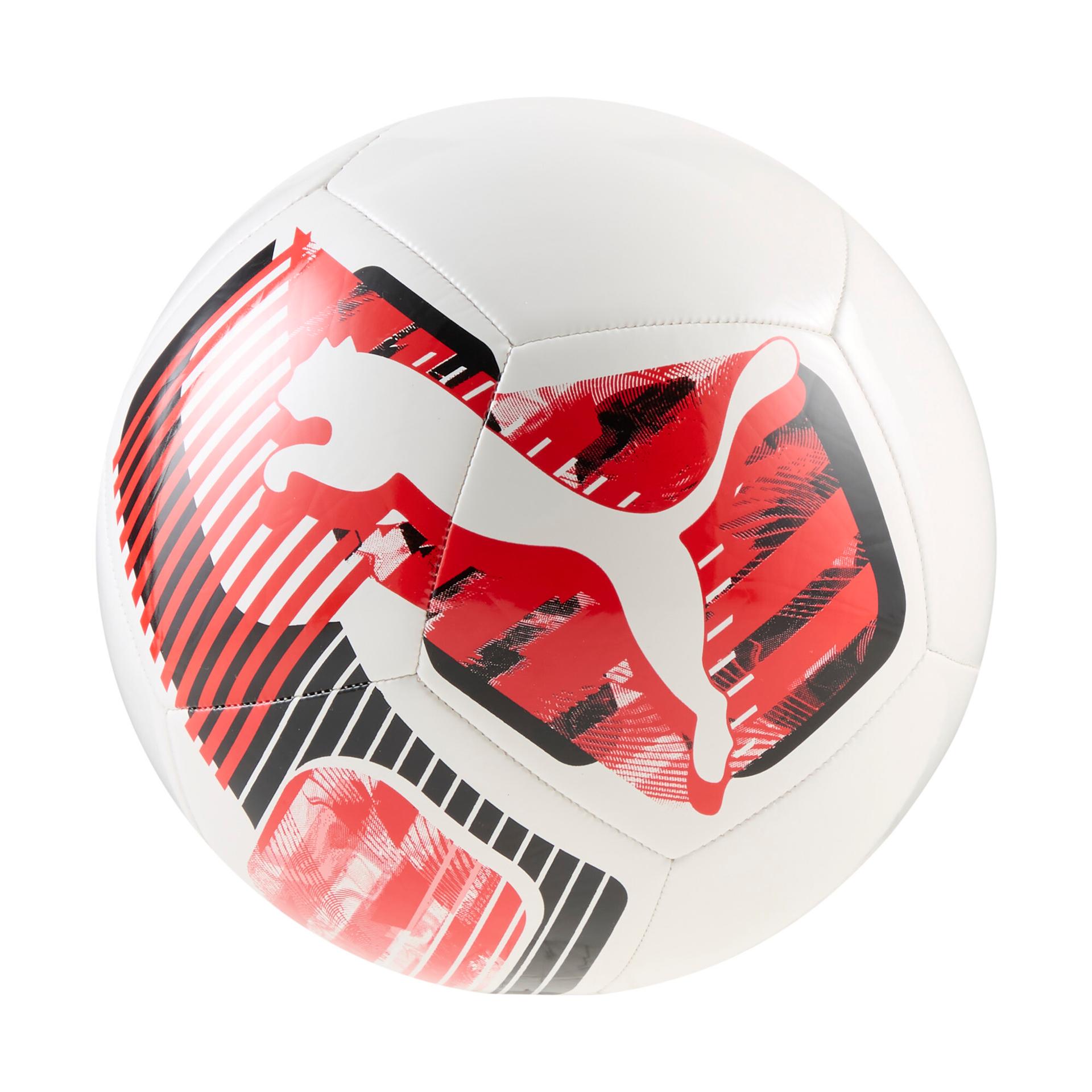 puma individualliga graphic soccer ball in white, size 5