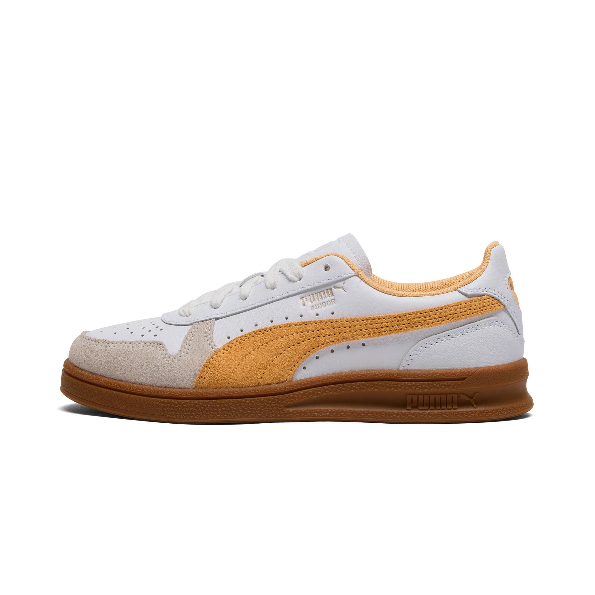 puma indoor sneakers women in white, size 7.5