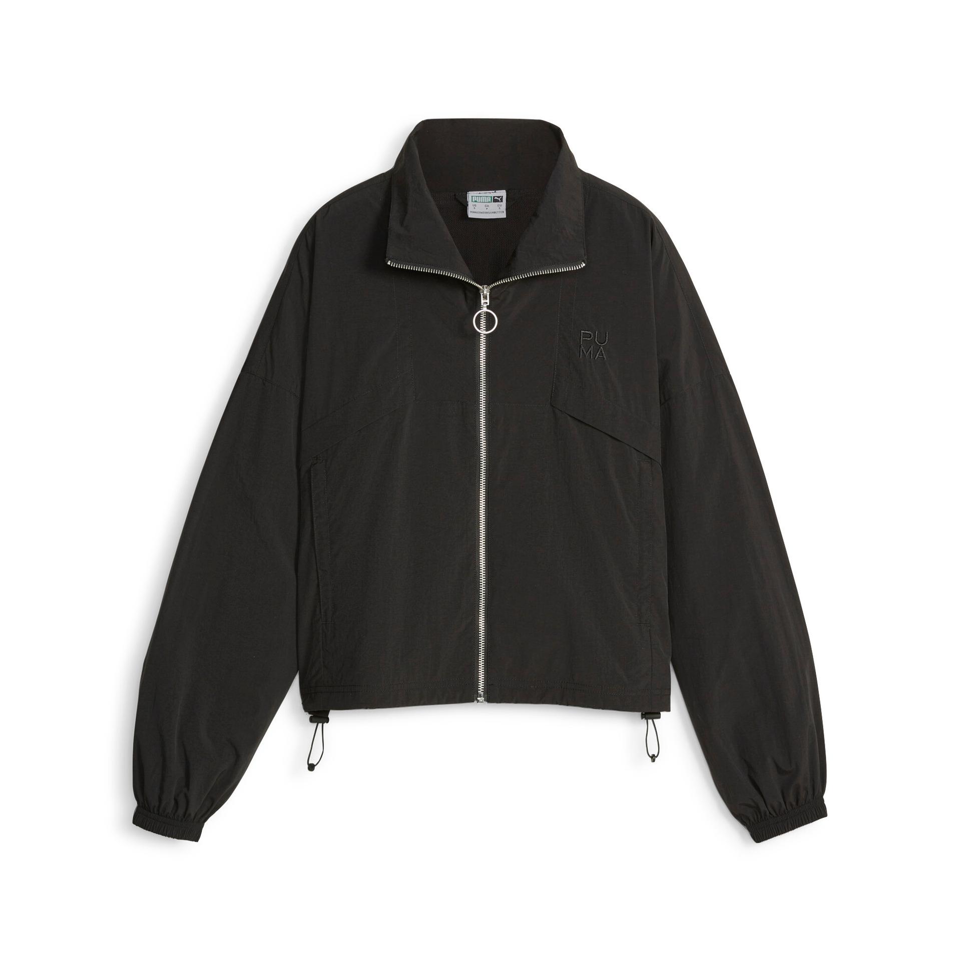 puma infuse women's jacket in black, size l