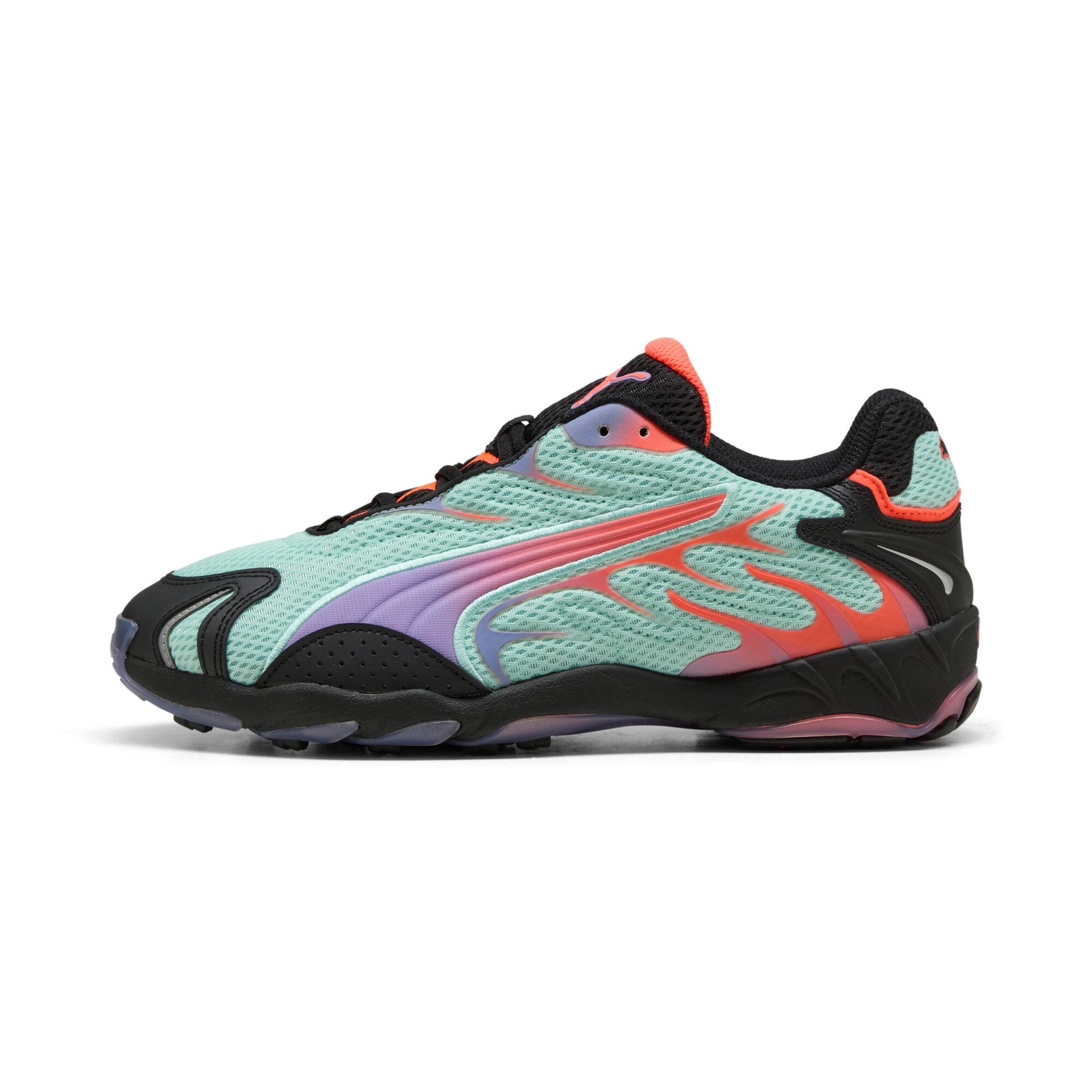 puma inhale sneakers in green, size 7