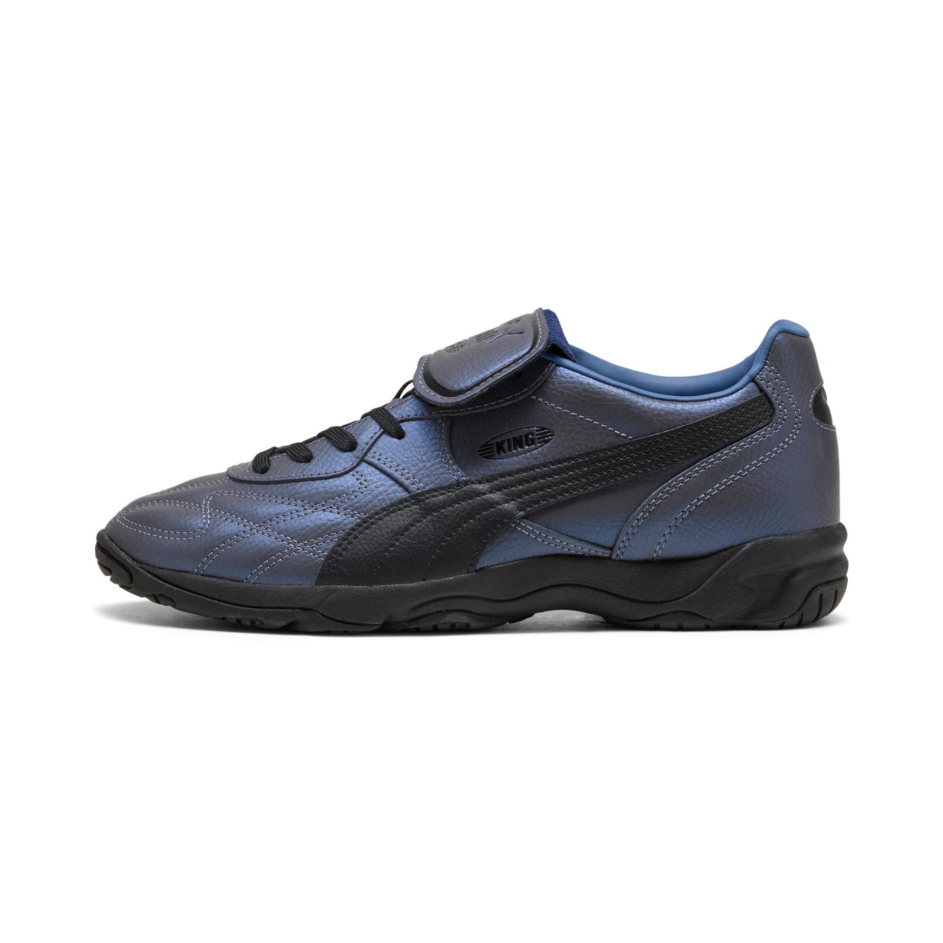 puma king indoor mesmerize sneakers in blue, size 7