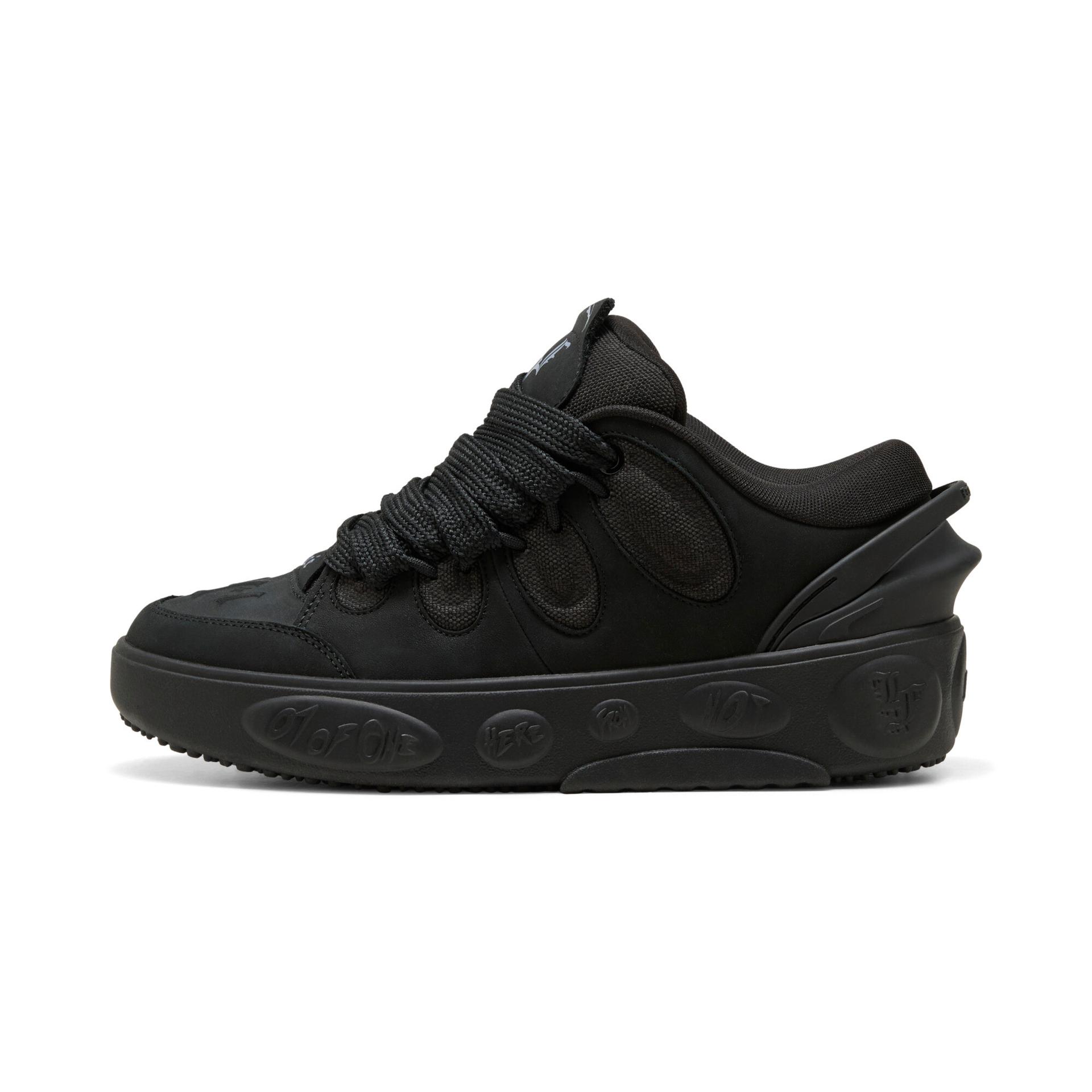 puma lafrancã© sneakers in black, size 9