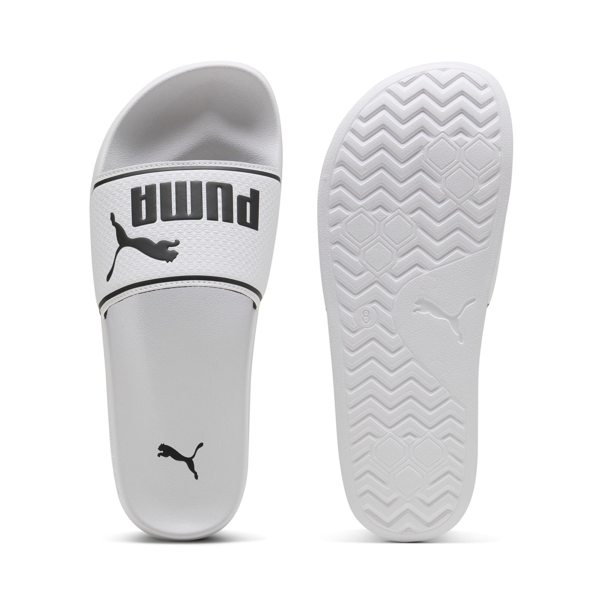 puma leadcat 2.0 slides in white, size 7