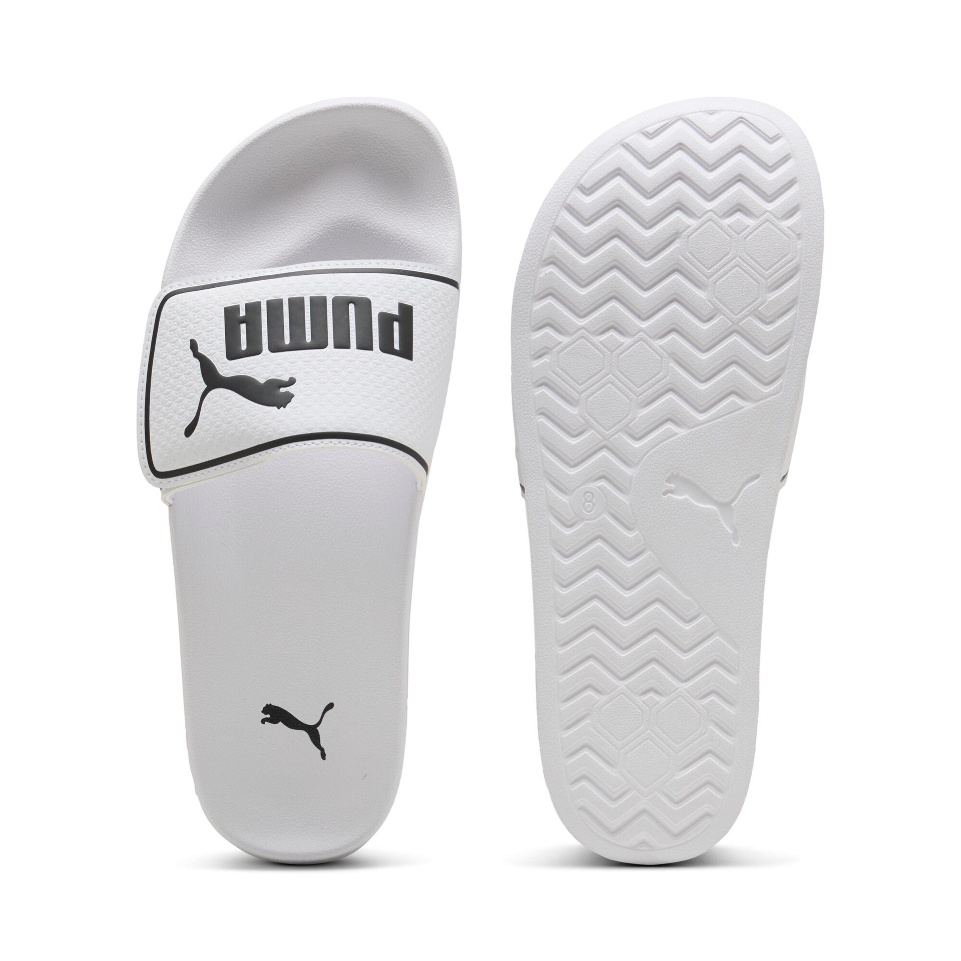 puma leadcat 2.0 v slides in white, size 12