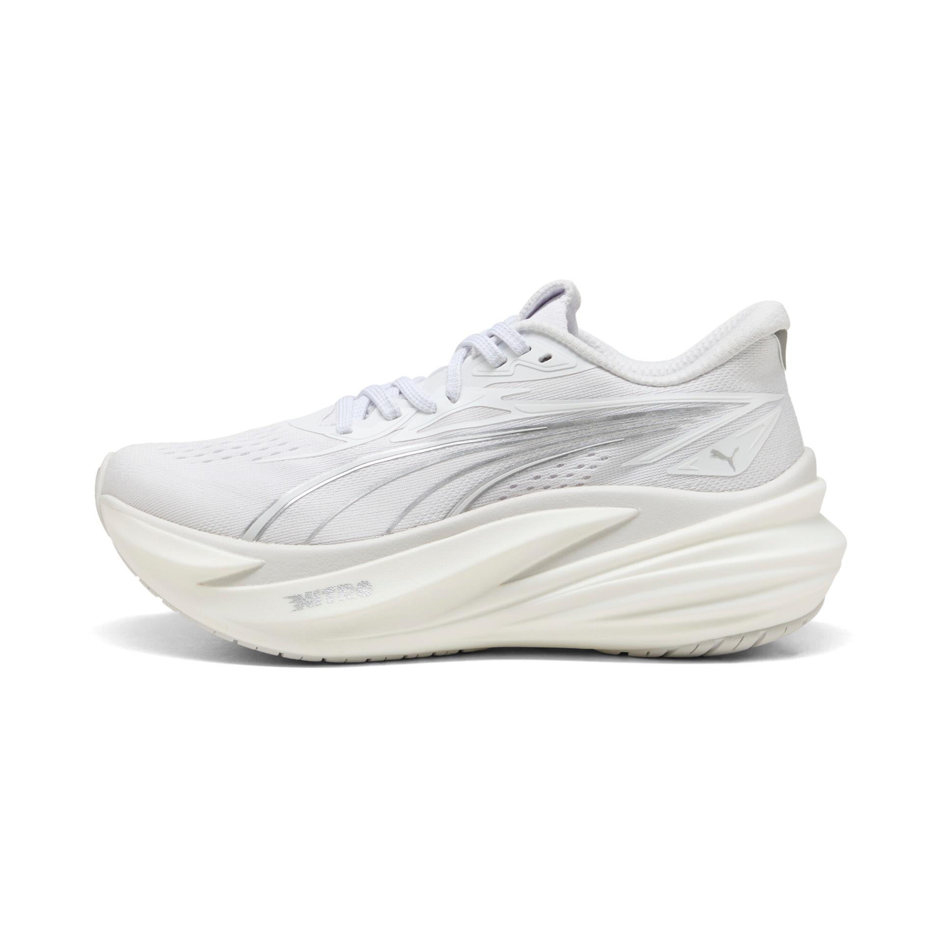 puma magmax nitroâ¢ 2 women's road running shoes in white, size 8.5