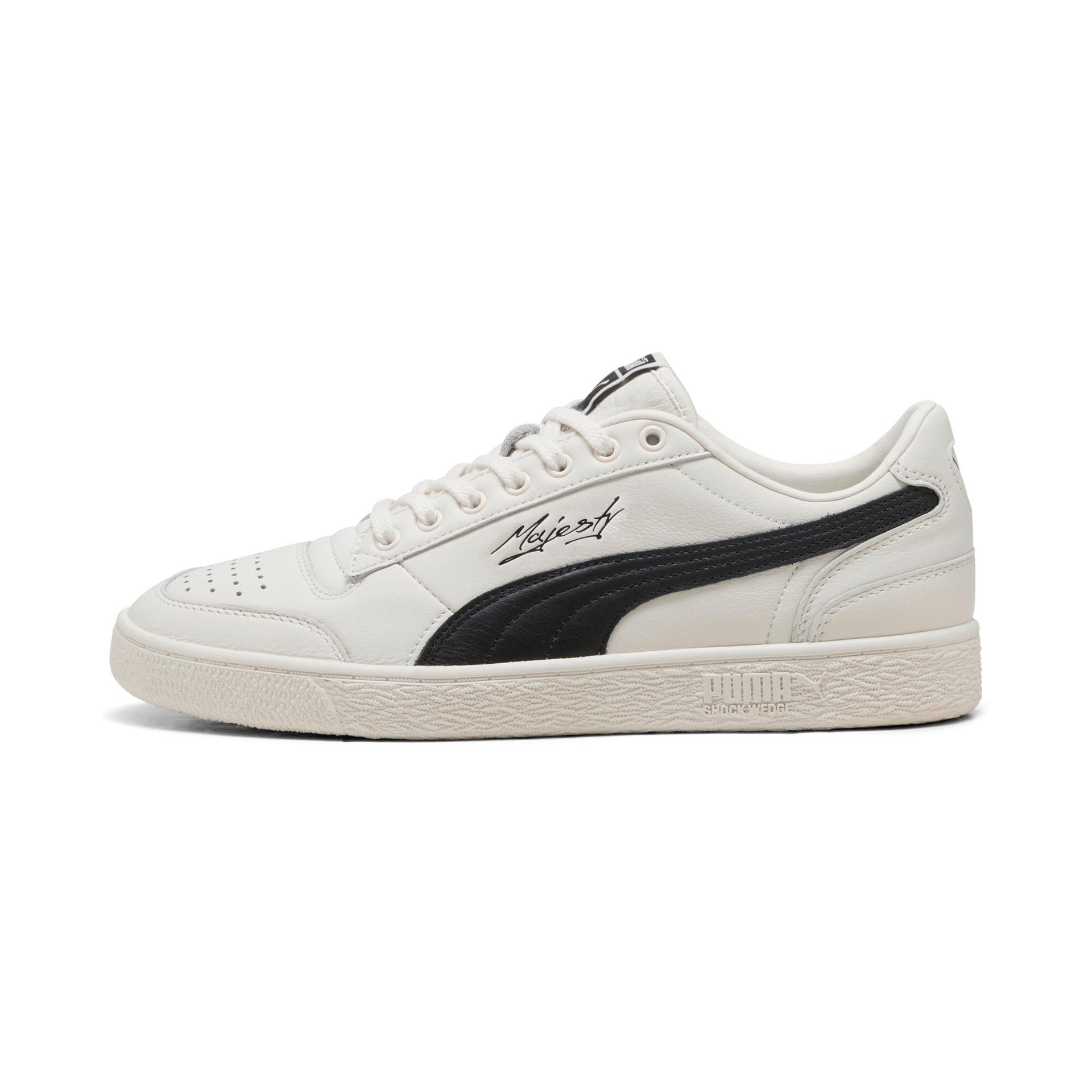 puma majesty sneakers in white, size 11