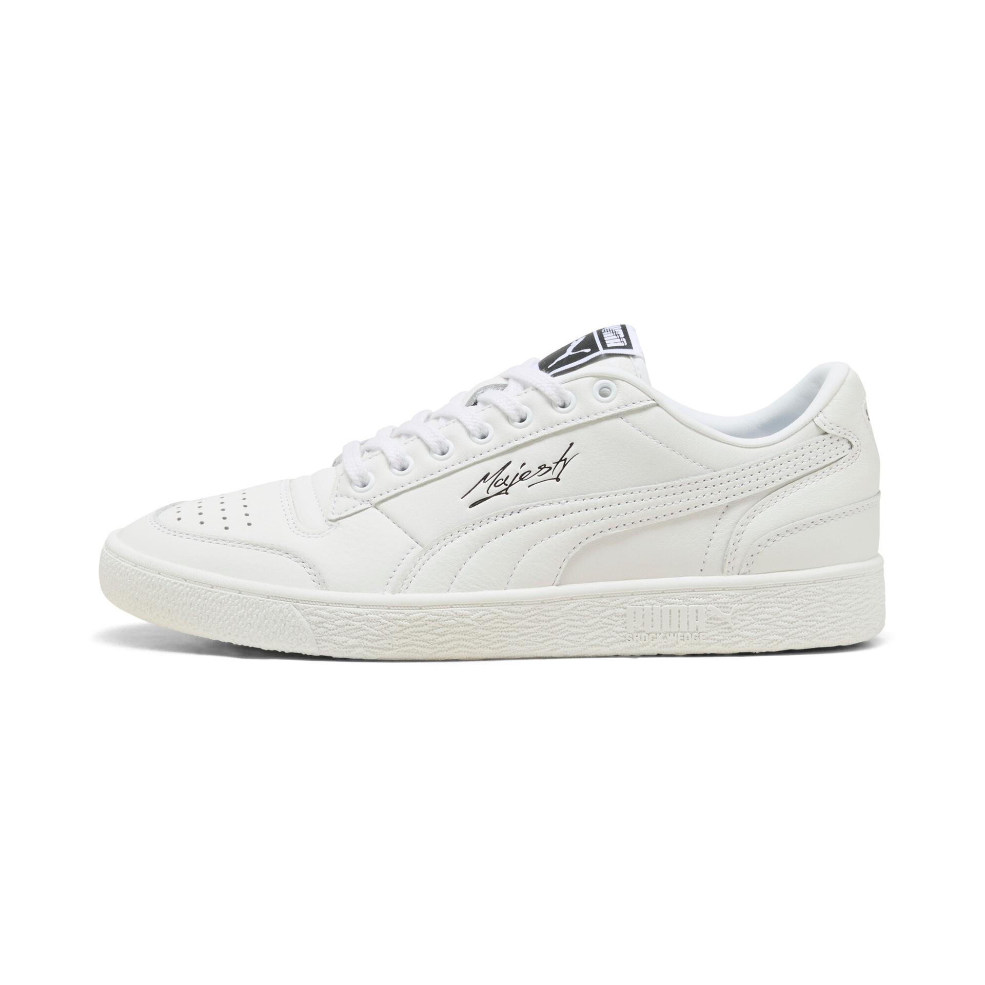 puma majesty sneakers in white, size 5