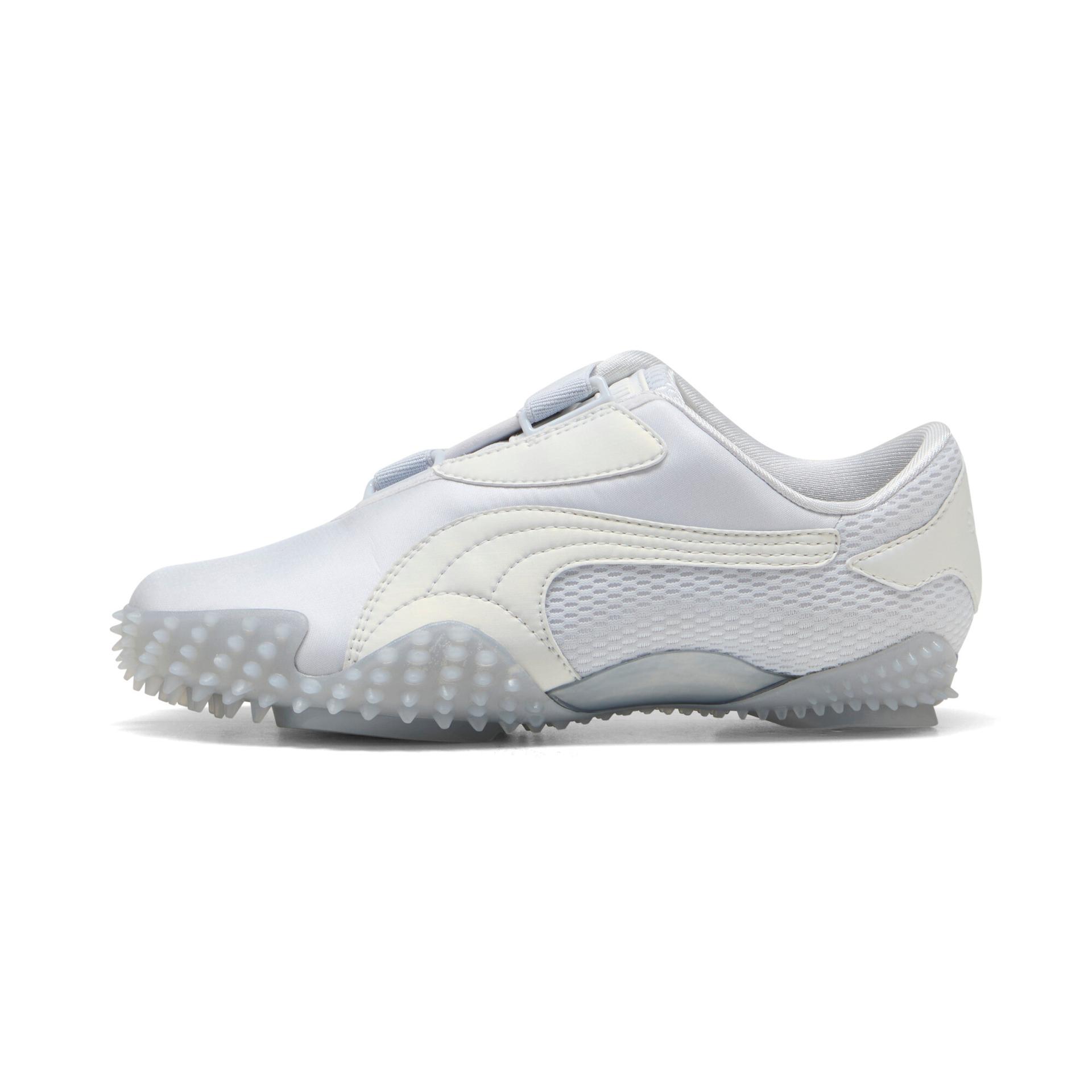 puma mostro anodized women's sneakers in grey, size 10